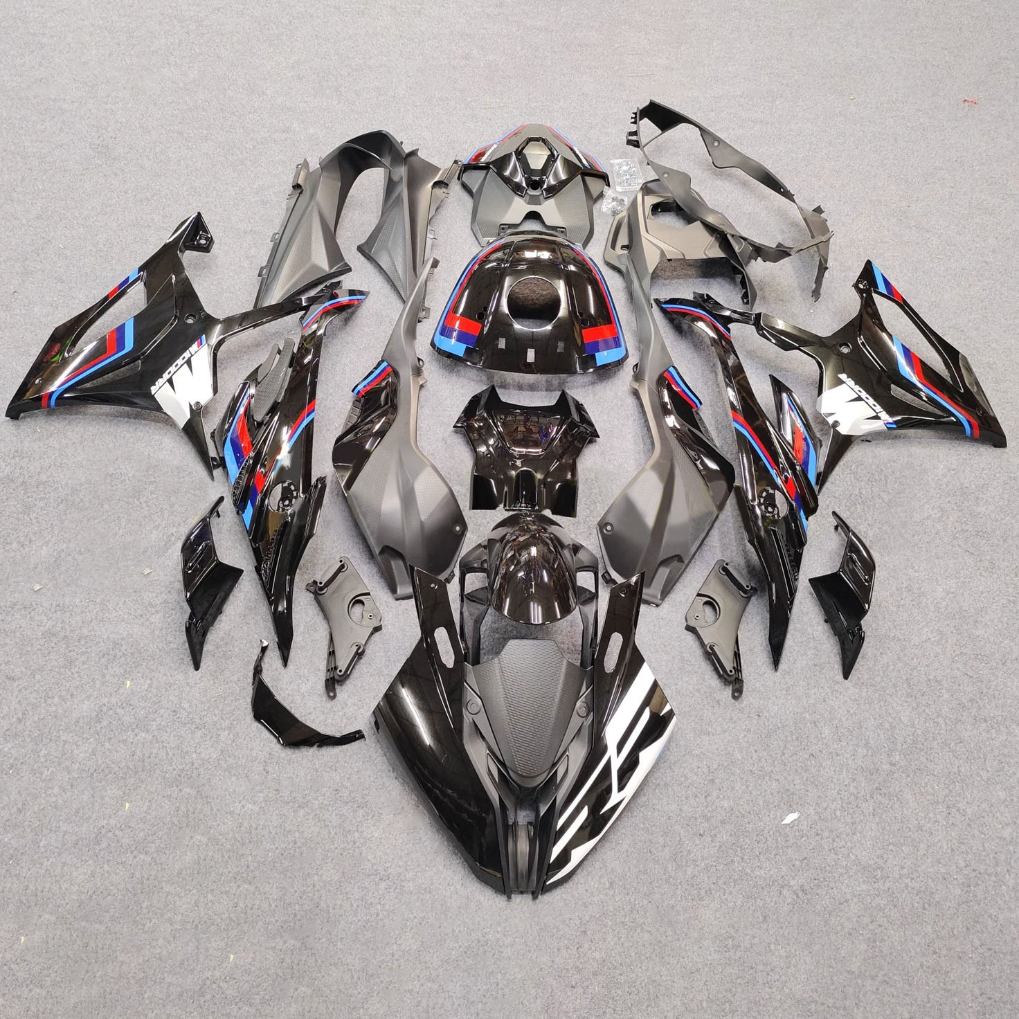 2023-2024 BMW S1000RR Kit de carénage d'injection carrosserie plastique ABS