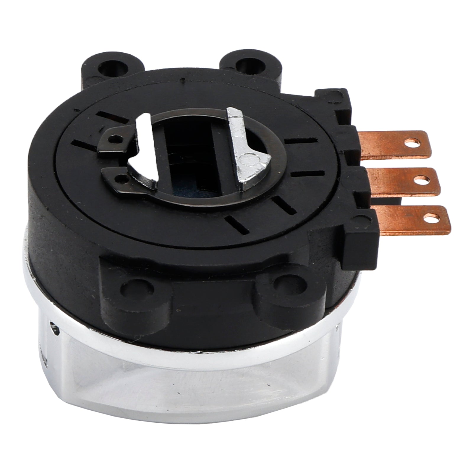 Chrome contactslot met sleutels voor Dyna FXDWG 96-10 Softail FXST FLST 00-10