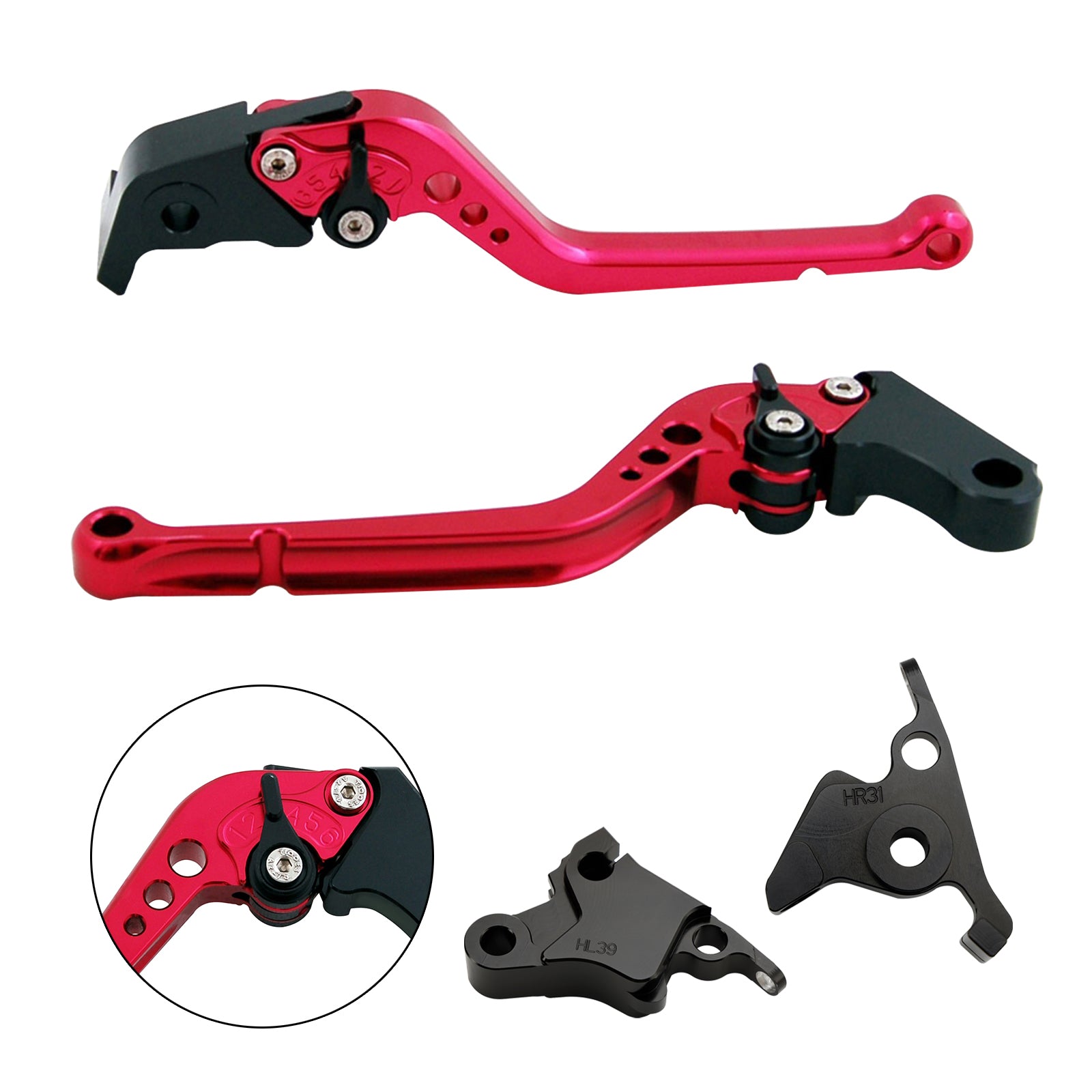 Palanca de freno de embrague larga apta para CFMOTO 450SS 450SR 21-23 450NK 23-24