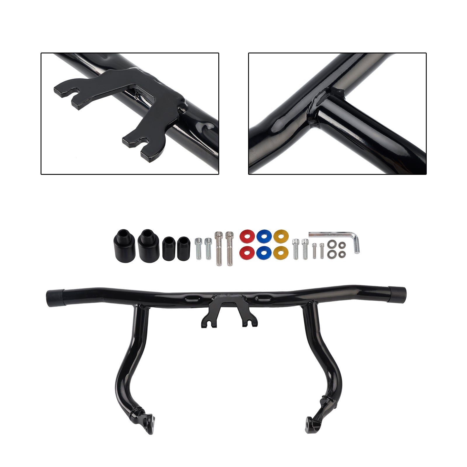 2024-2025 Road Glides Street Glide Road Glide FLHT FLHX Motorbeschermer Crash Bar Framebeschermer Bumper Zwart