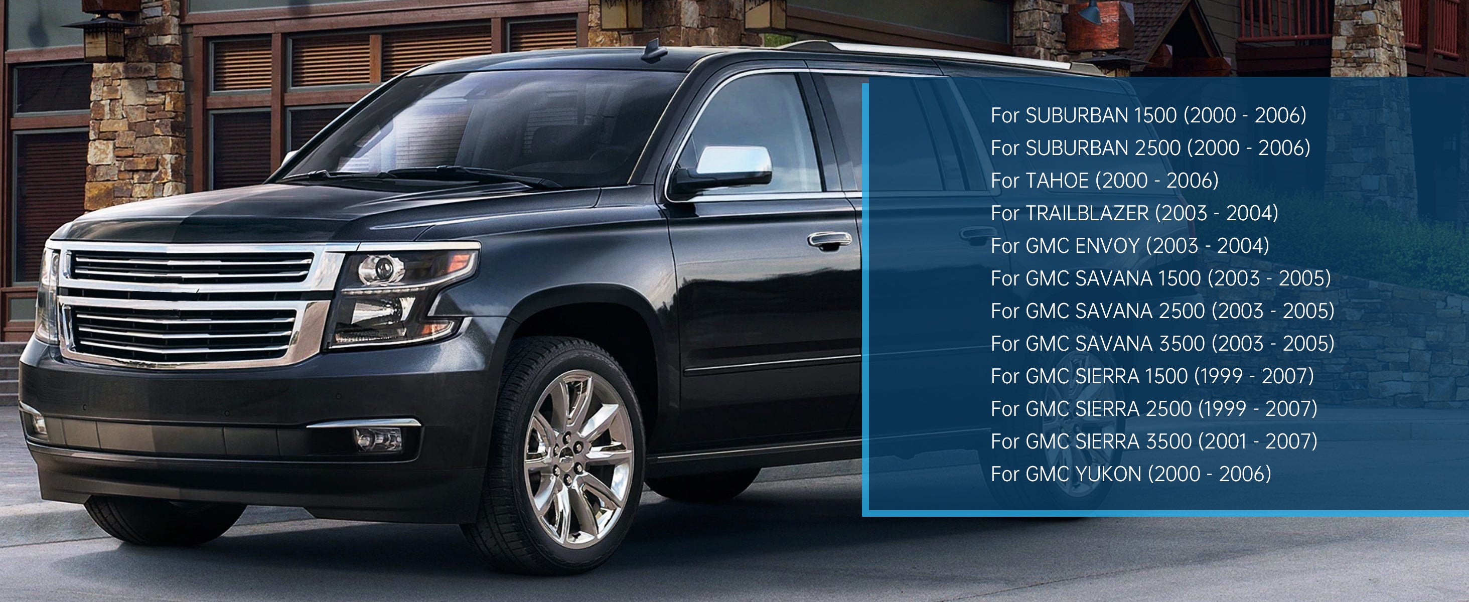 2003-2006 Chevrolet Avalanche 2500 Express 1500 8-pack fyrkantig tändspole & Tändstiftskabel