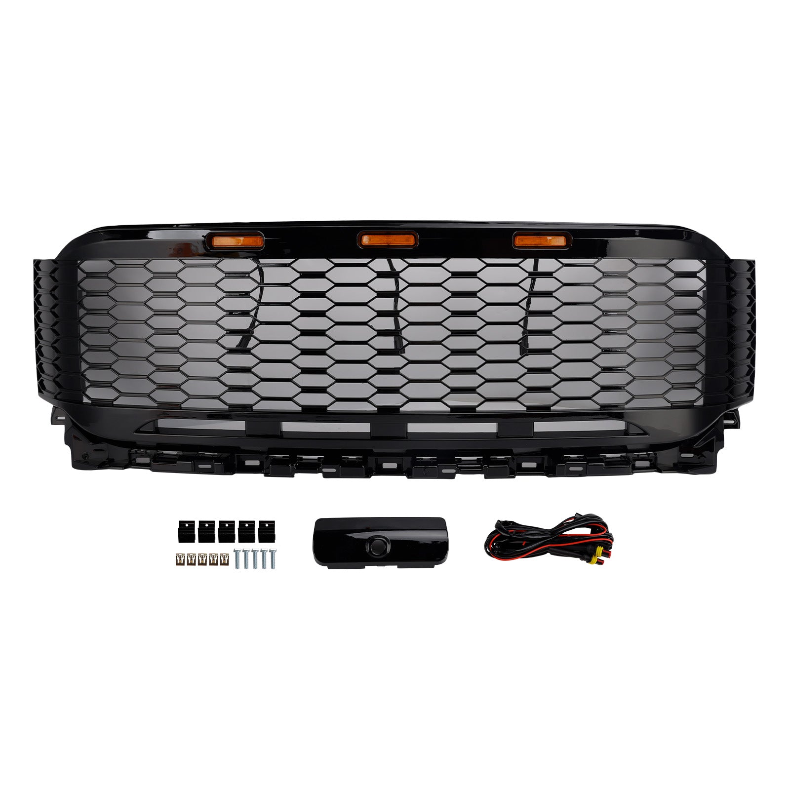 Grille de pare-chocs avant ABS de remplacement pour Ford F150 Raptor 2021 – 2023 avec LED