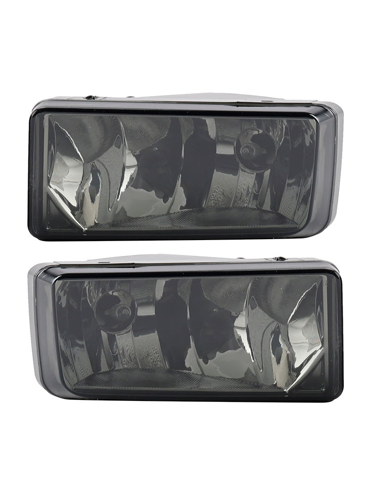 Paar mistlamplampen met lampen voor Chevy Silverado 2007-2013 gerookte lens