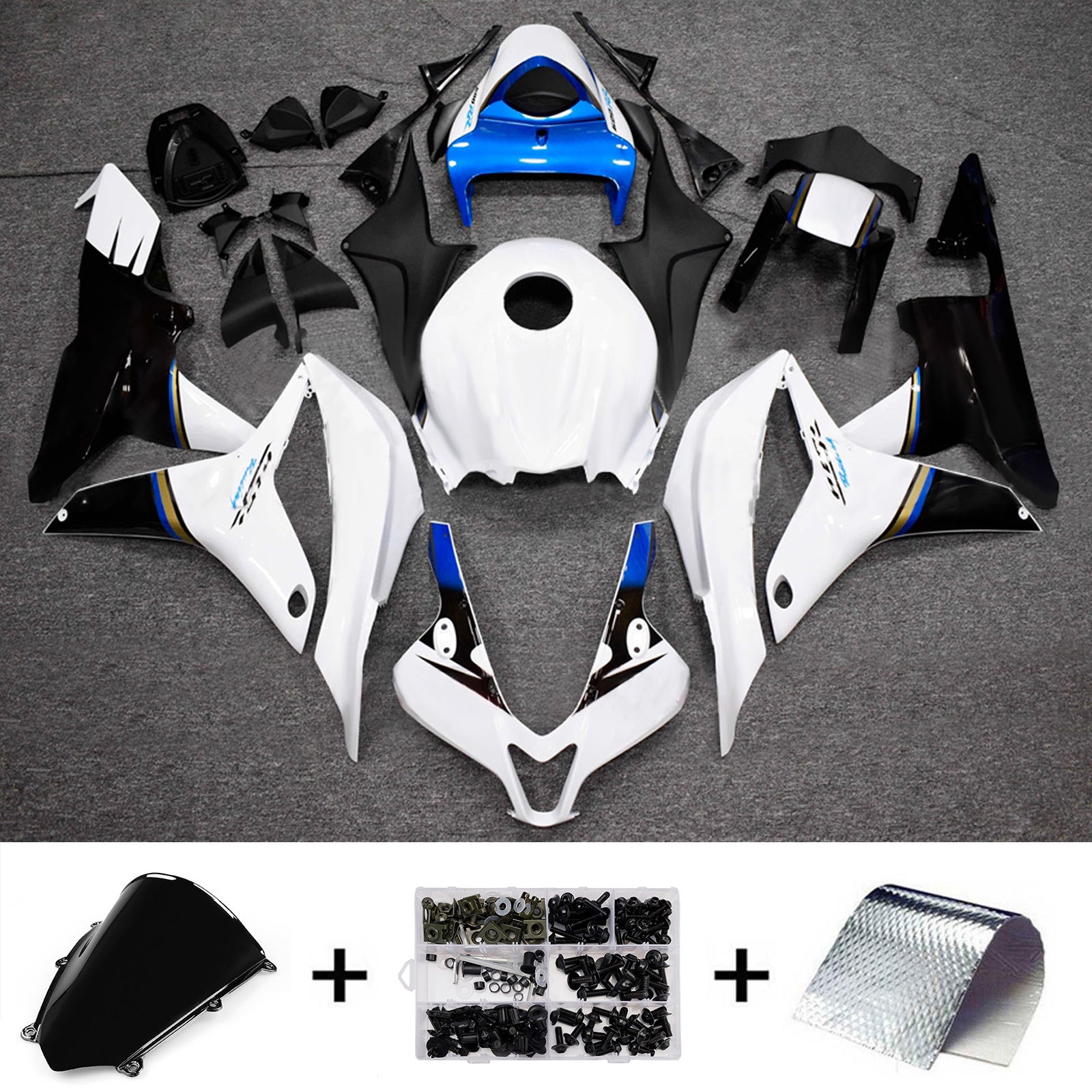Injection Fairing Kit Bodywork Plastic ABS For Honda CBR600RR 2007-2008 F5