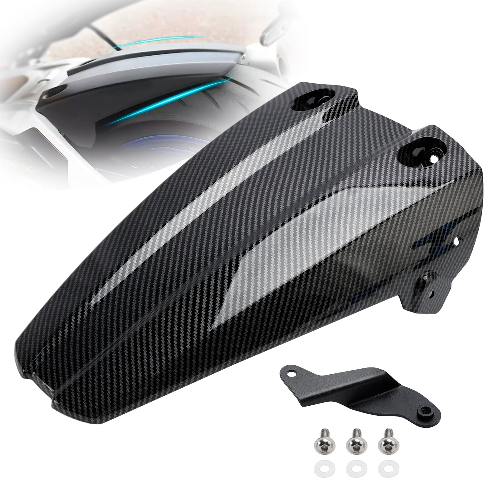 Bakre fender mudvaktsmässa för Yamaha MT-10/SP MT10 2016-2024