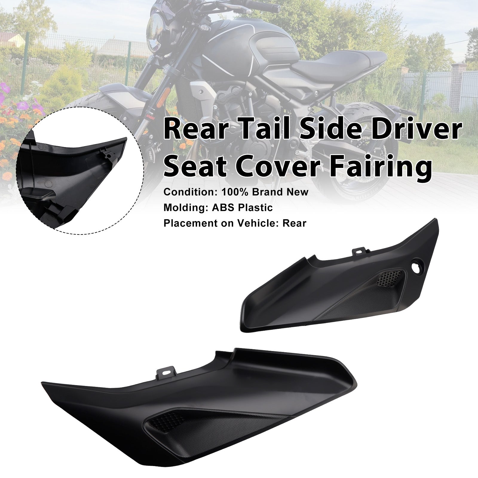 Side Seat Panel Fairing Cowl For Trident 660 2022-2026