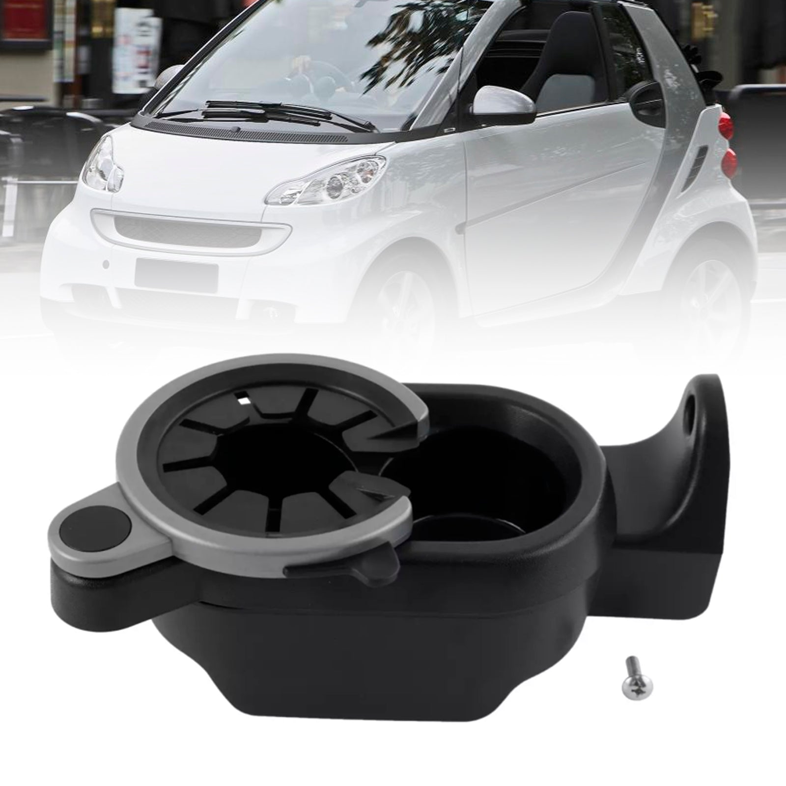 Console de voitures Console Casse de boisson Bounge Bottle Holder A4518100370 pour Benz Smart Fortwo