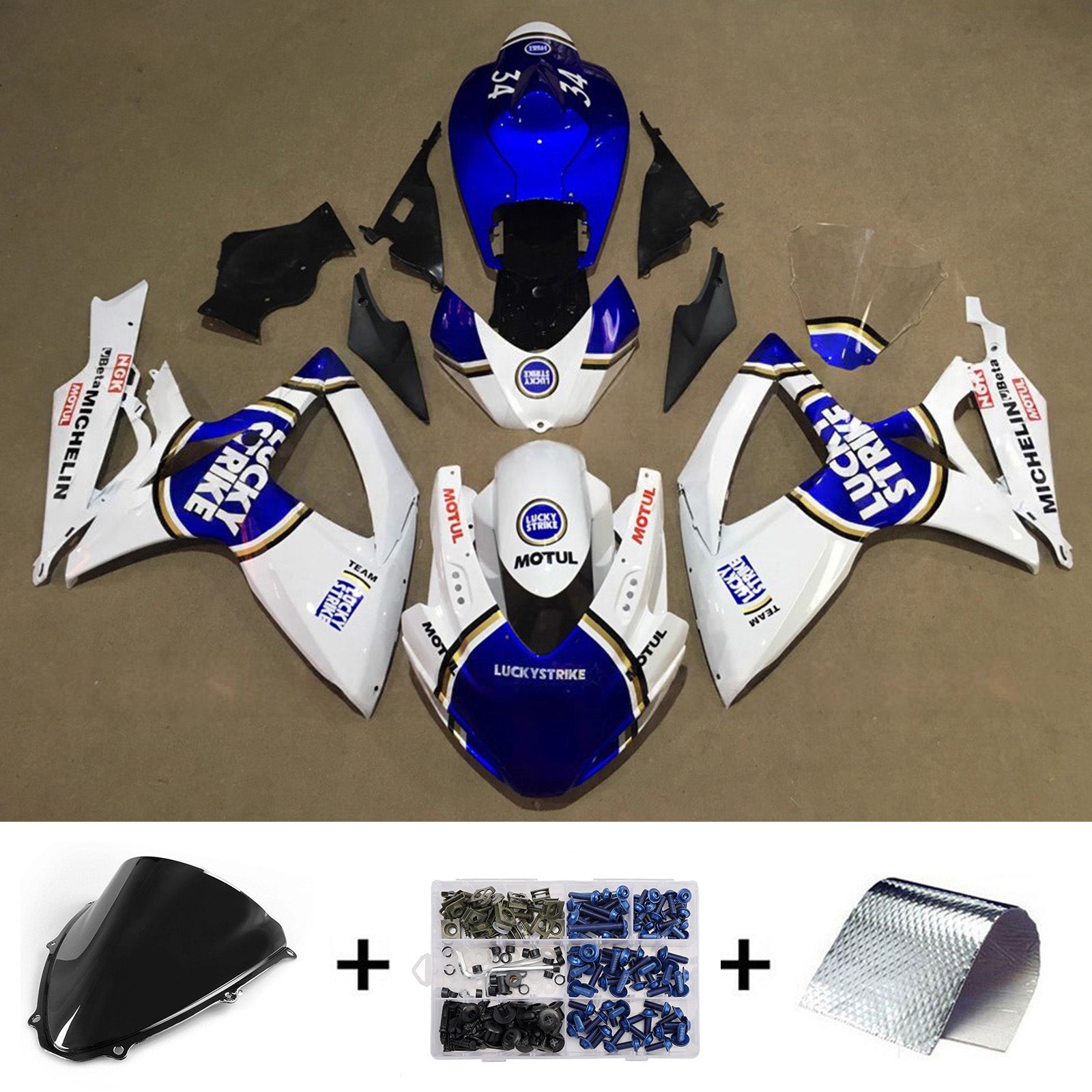 Injection Fairing Kit Bodywork Plastic ABS For Suzuki GSXR 600/750 2006-2007 K6