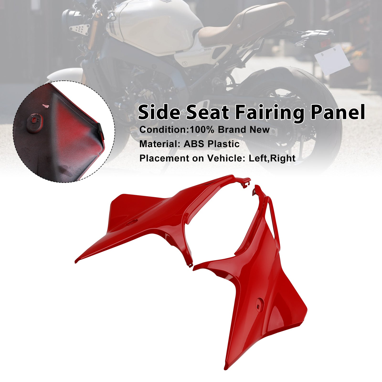 Capot de panneau de carénage de siège latéral Yamaha XSR 900 XSR900 2022-2025