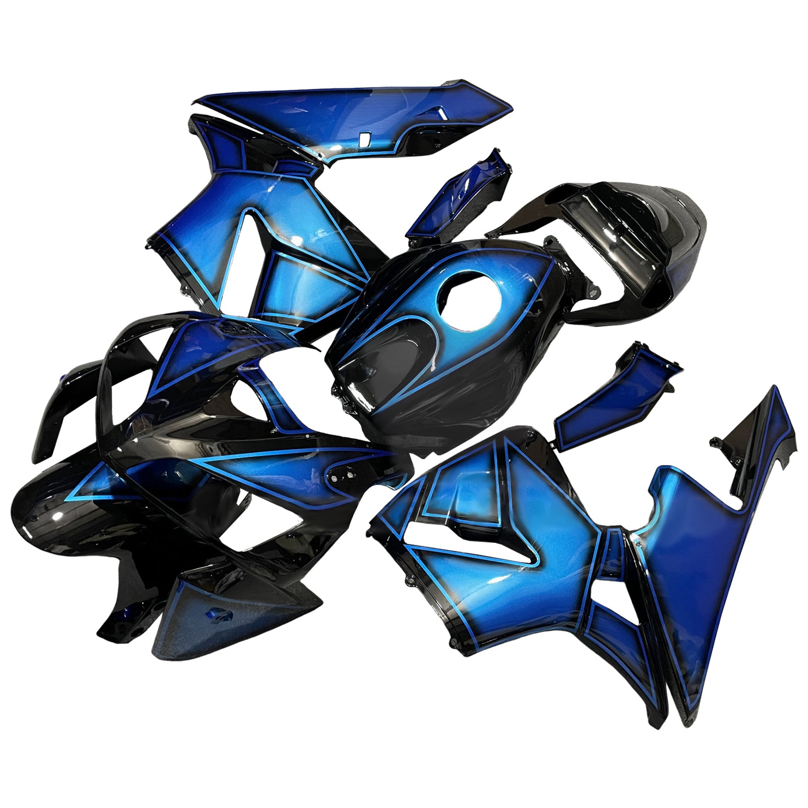 Injektionsmässa Kit Bodywork Plastic ABS för Honda CBR600RR 2005-2006 F5