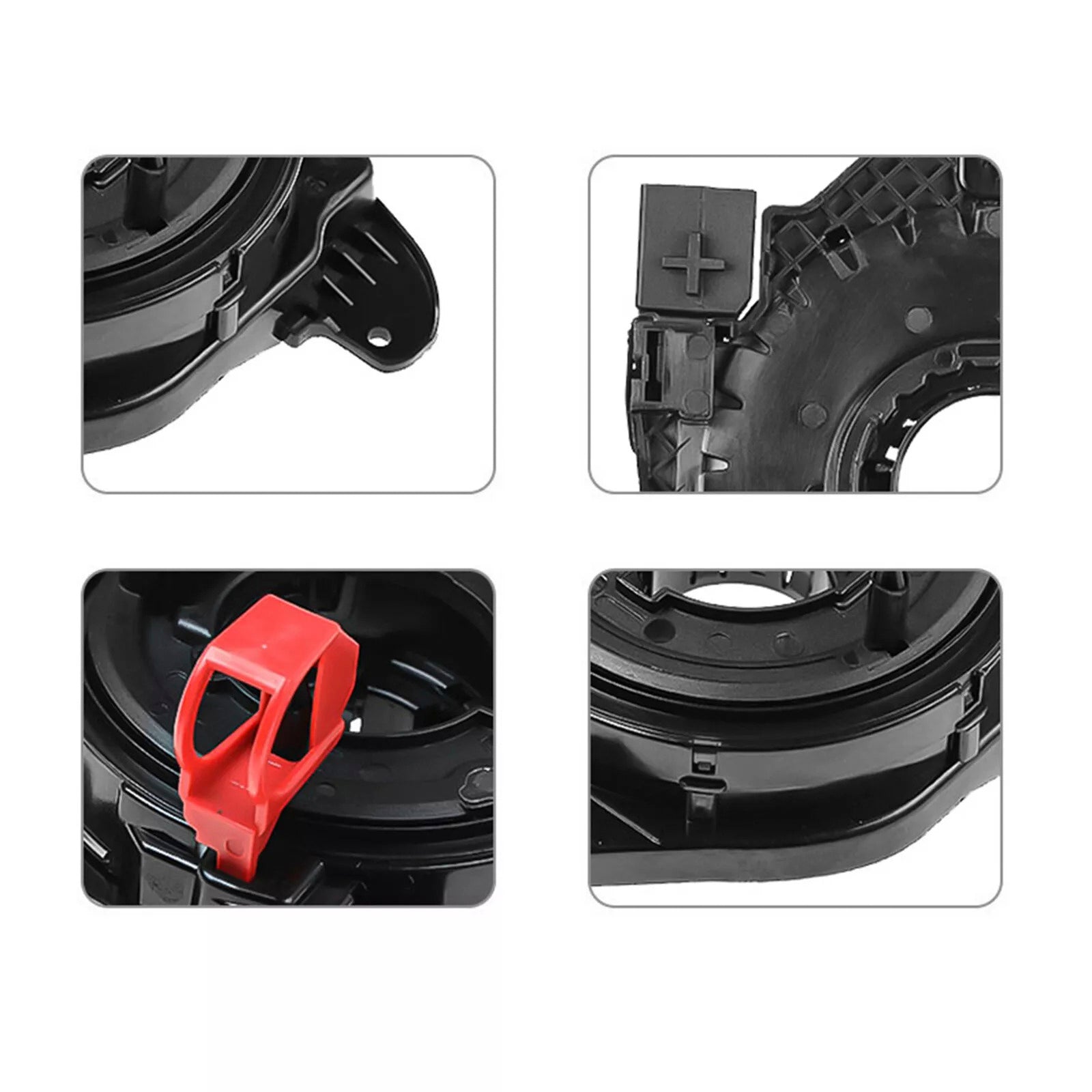 Spiraalkabel Klokveer Voetzoeker 6C0959653 Voor Seat Skoda Vw Polo V 6R1/6C1