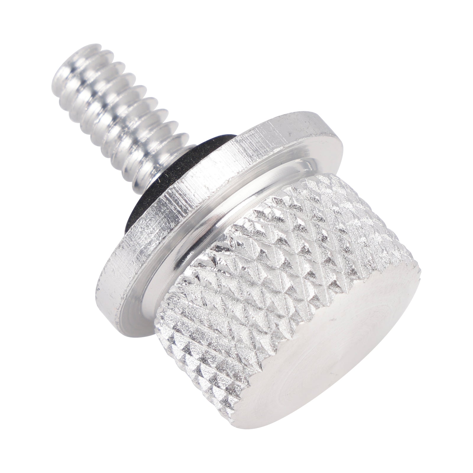 1/4"-20 Silver Seat Bolt Screw Plate Release Kit For Touring Softail Dyna 96-23