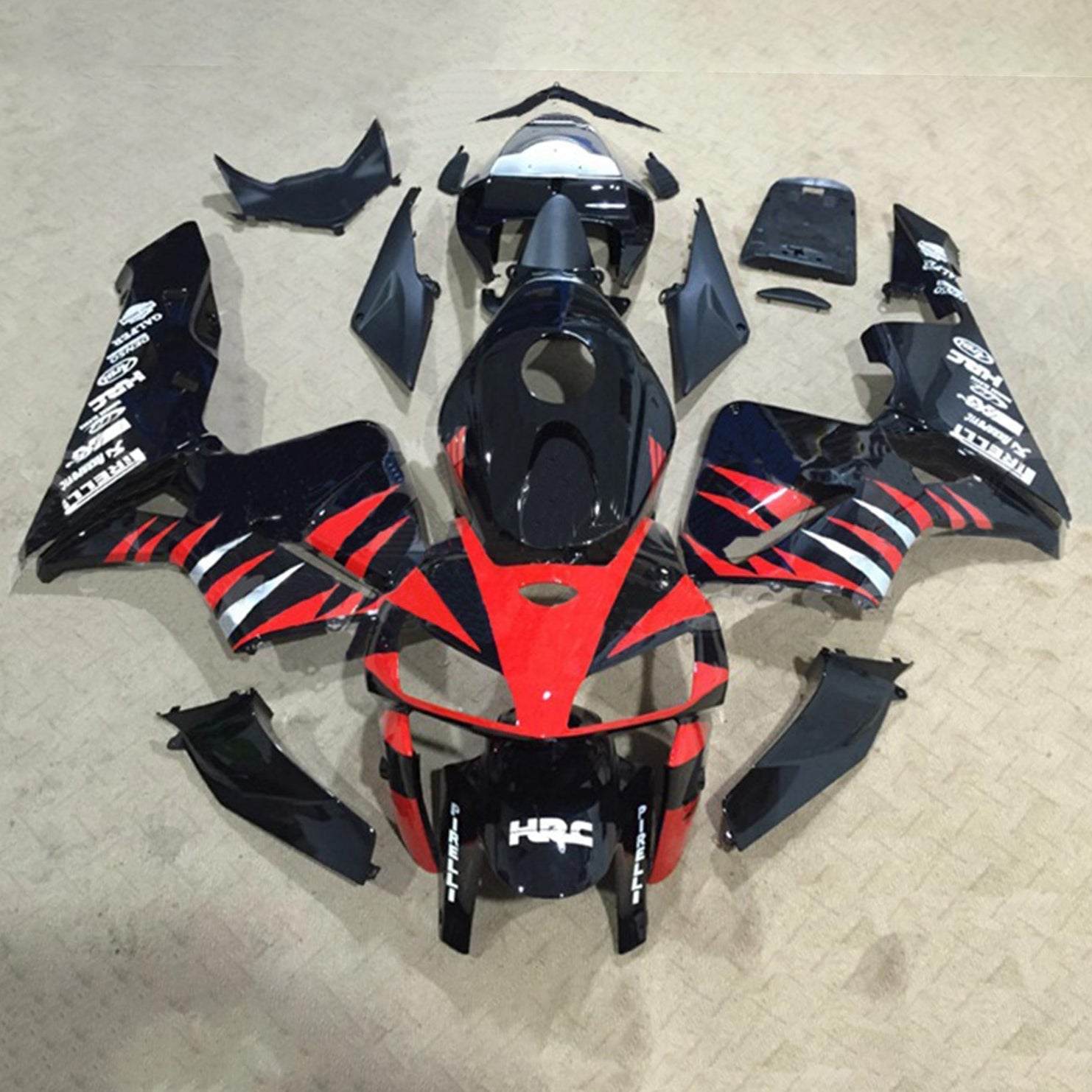 2005-2006 Honda CBR600RR F5 Kit de carenado Carrocería Plástico ABS