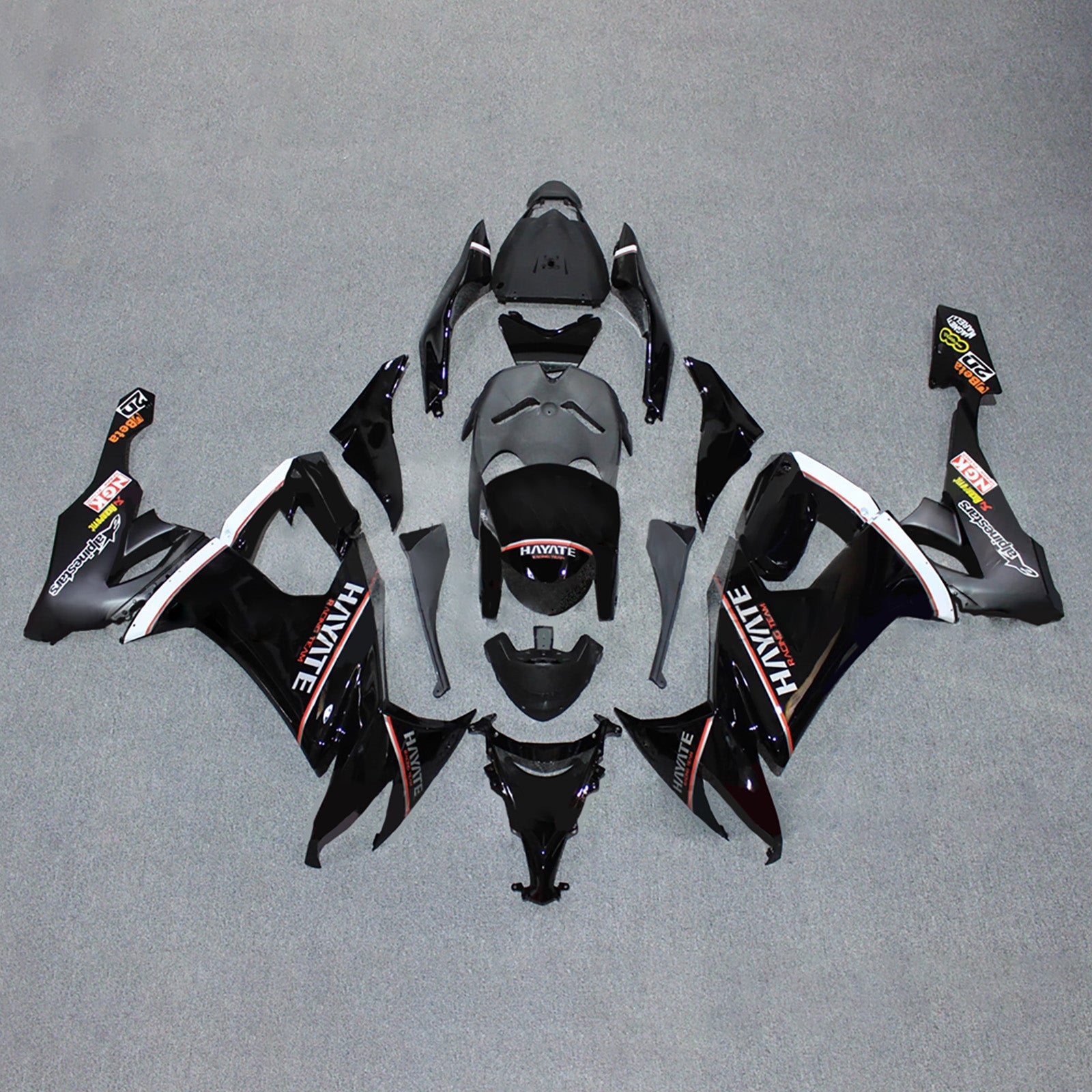 Injection Fairing Kit Bodywork Plastic ABS fit For Kawasaki ZX10R 2008-2010