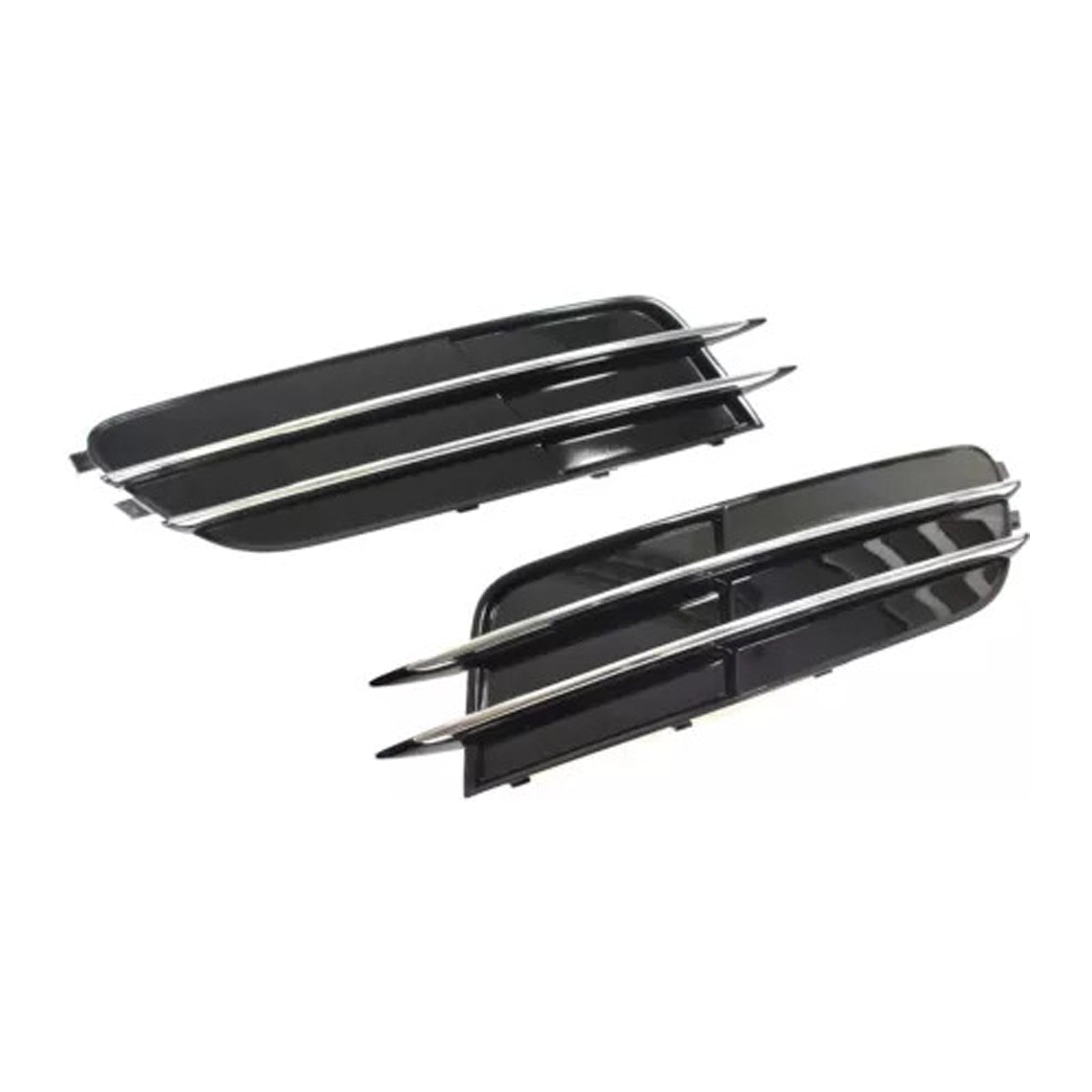 2012-2014 Audi A6 C7 1 par de pára-choques dianteiro de nevoeiro da capa de churrasqueira de nevoeiro