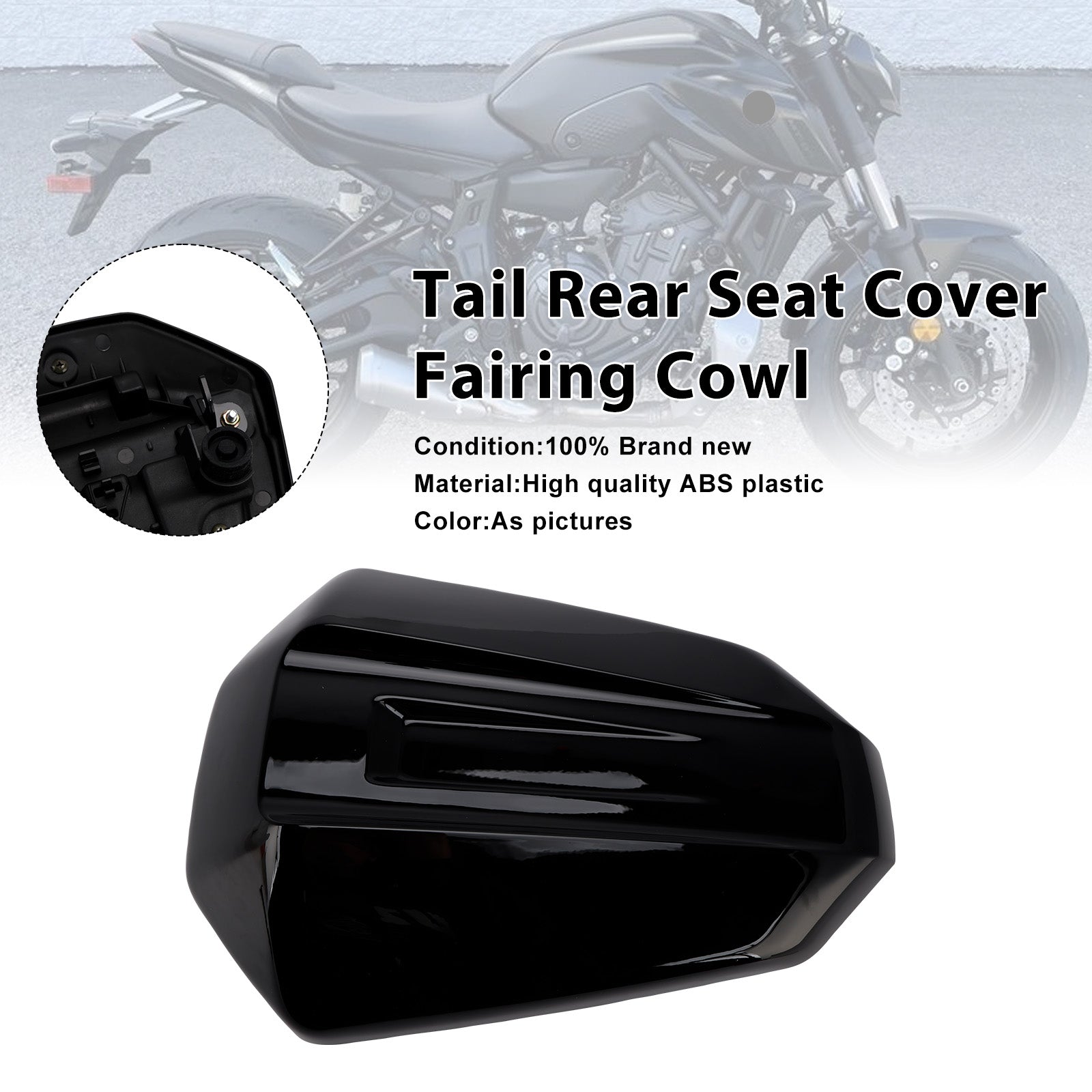 2025-2026 Yamaha MT-07 MT07 Tail Rear Seat Cover Fairing Cowl