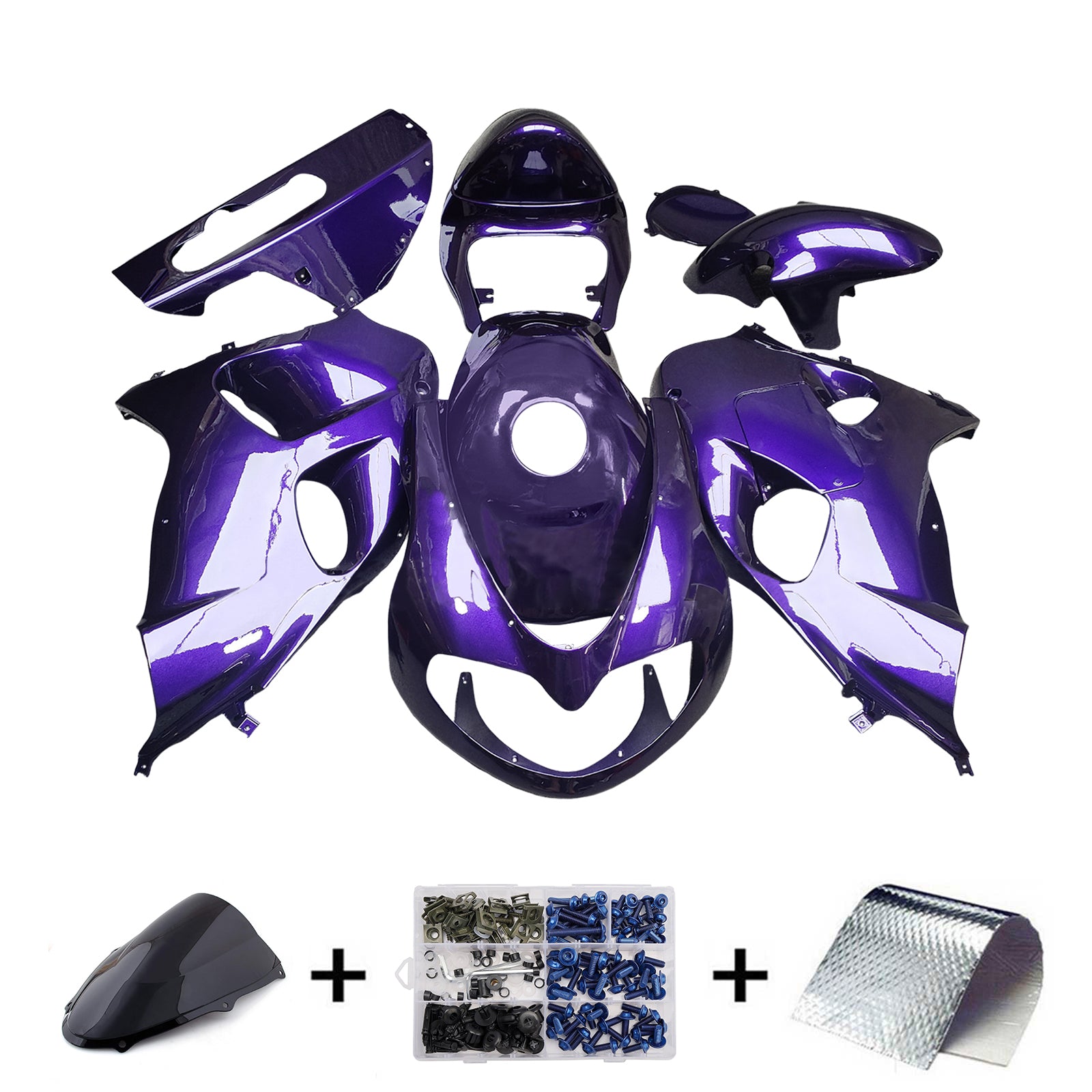 Kit de carénage d'injection carrosserie plastique ABS pour Suzuki TL1000R 1998-2003