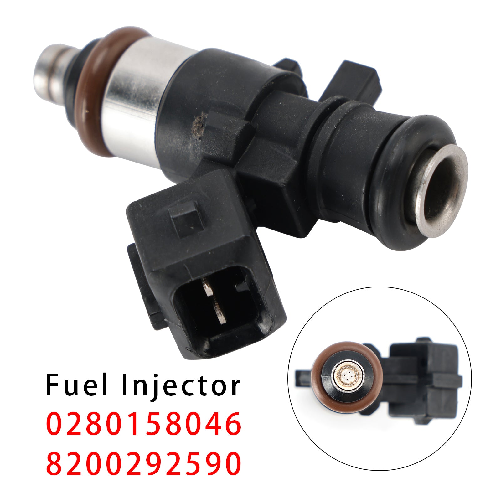 1Pcs Fuel Injector For Dacia Sandero Renault Clio III 0280158046 8200292590