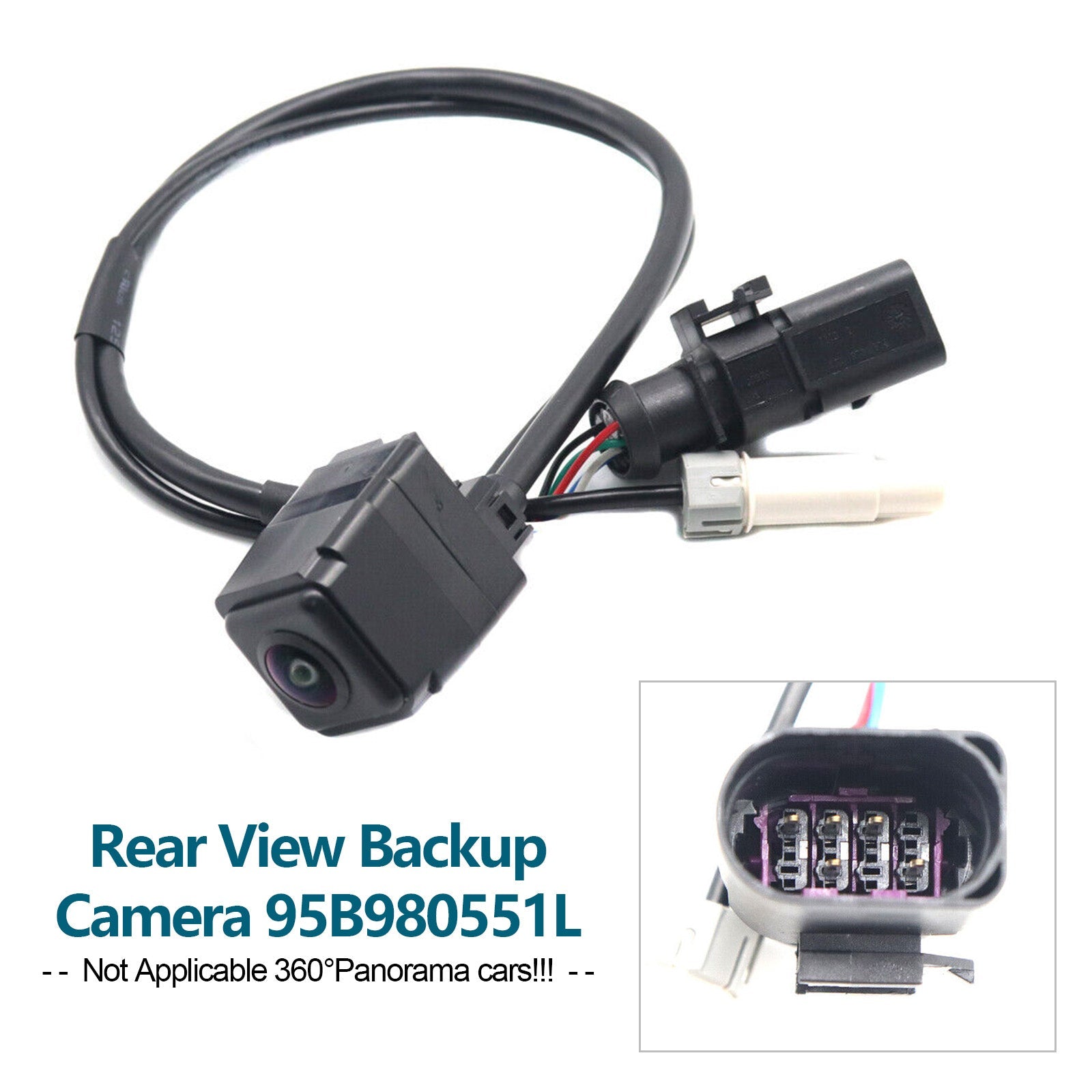 2019-2023 Porsche Macan View Affiche Camera de sauvegarde 95B980551L