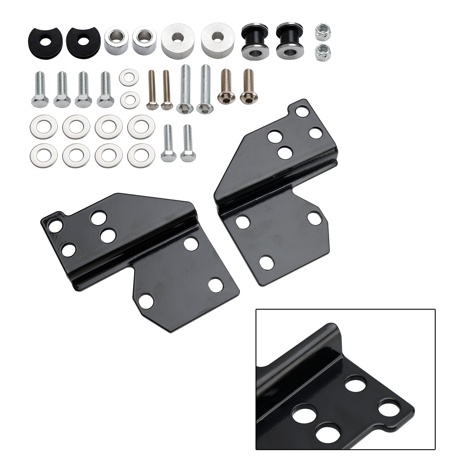 Backrest Sissy Bar Docking Hardware para Road King Road Glide Street Glide 97-08