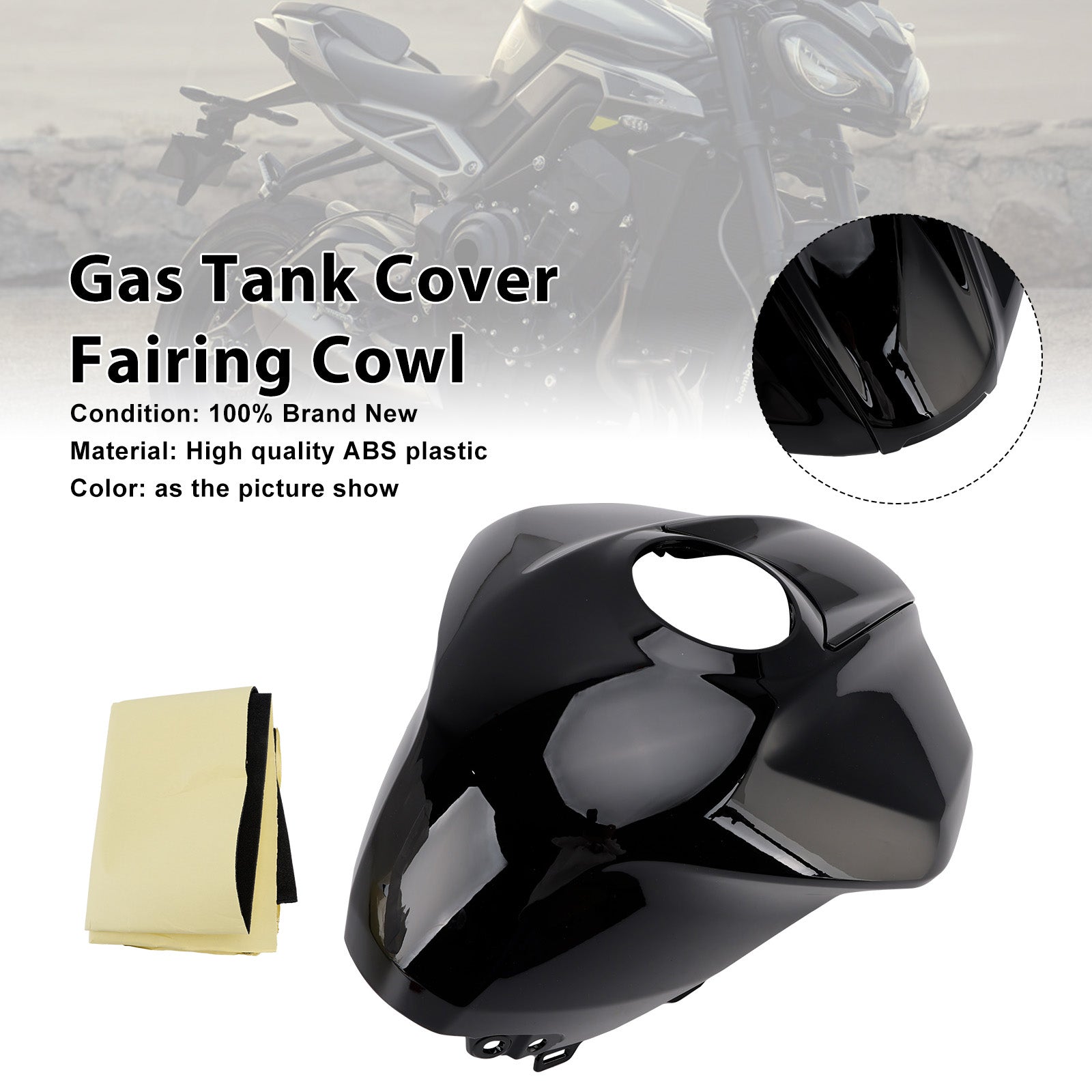 2023-2025 Street Triple 765 R/RS Gas Tank Cover Trim Fairing Cowl