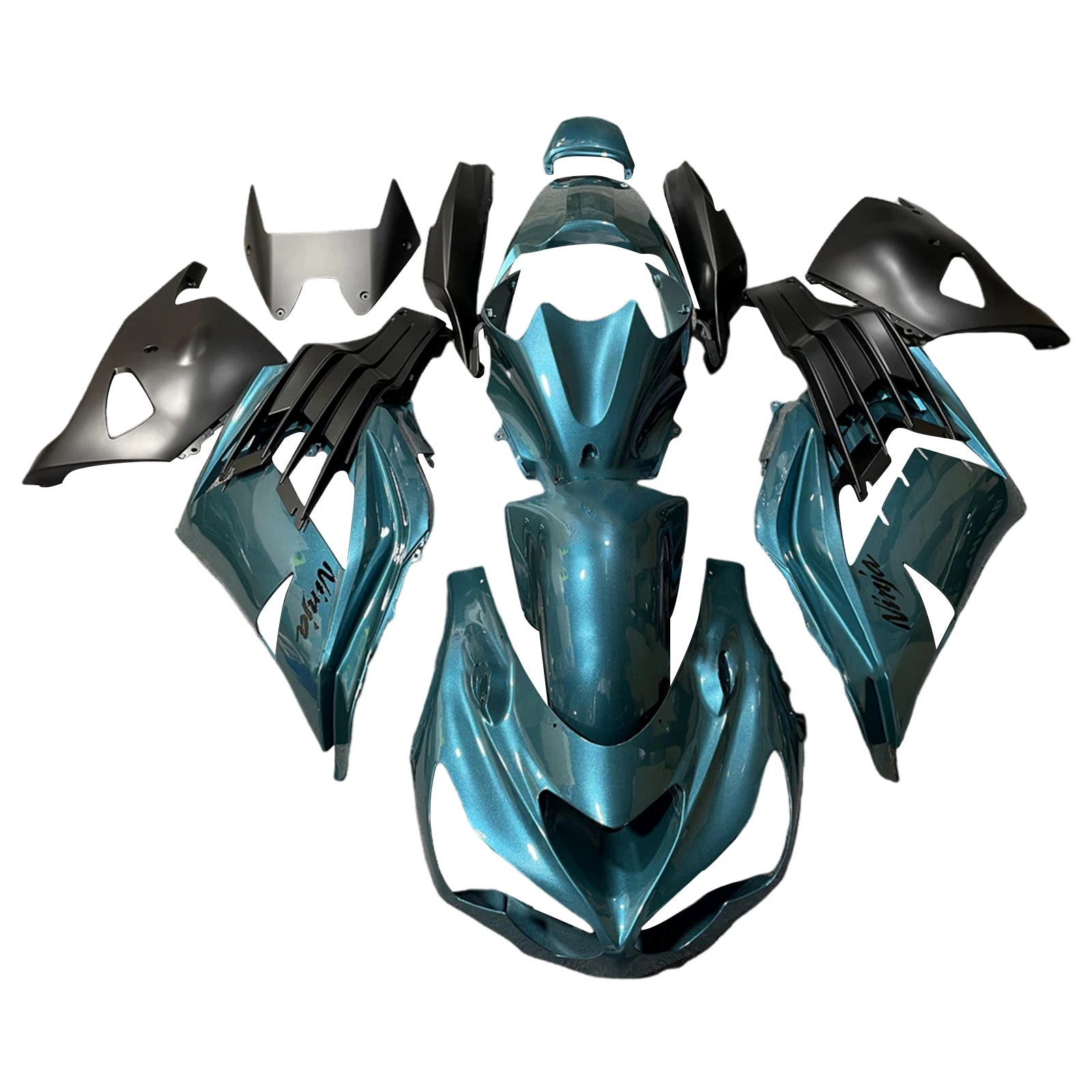 2012-2025 Kawasaki ZX14R Kit de carénage d'injection carrosserie plastique ABS #104