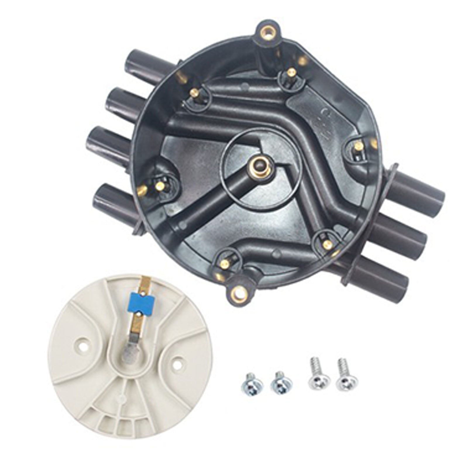 Tampa do distribuidor de ignição DR475 D328A & Kit de rotor para Chevy Cadillac GMC V6 4.3L