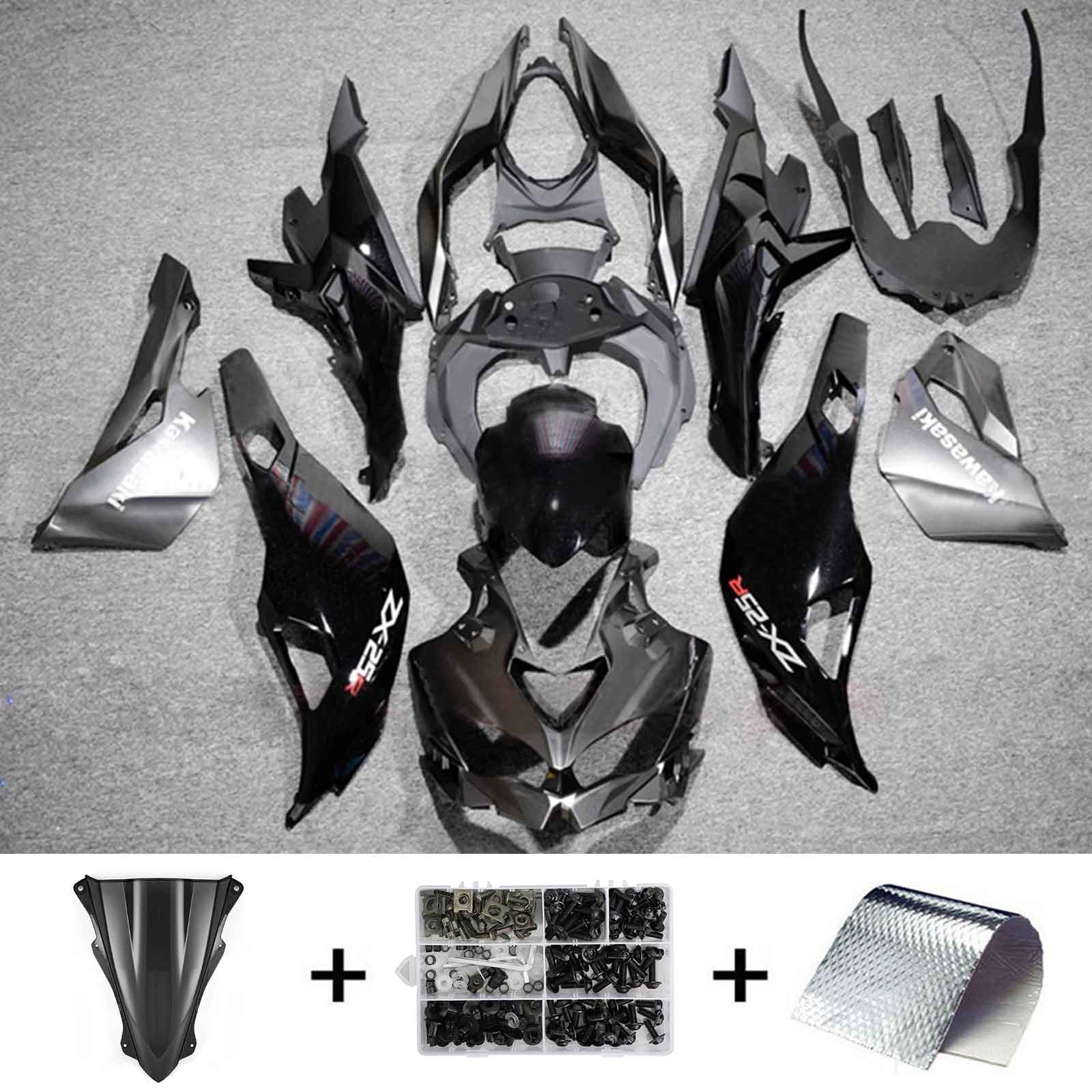 2019-2025 Kawasaki Ninja ZX-25R Amotopart Injection Fairing Kit Bodywork ABS #104