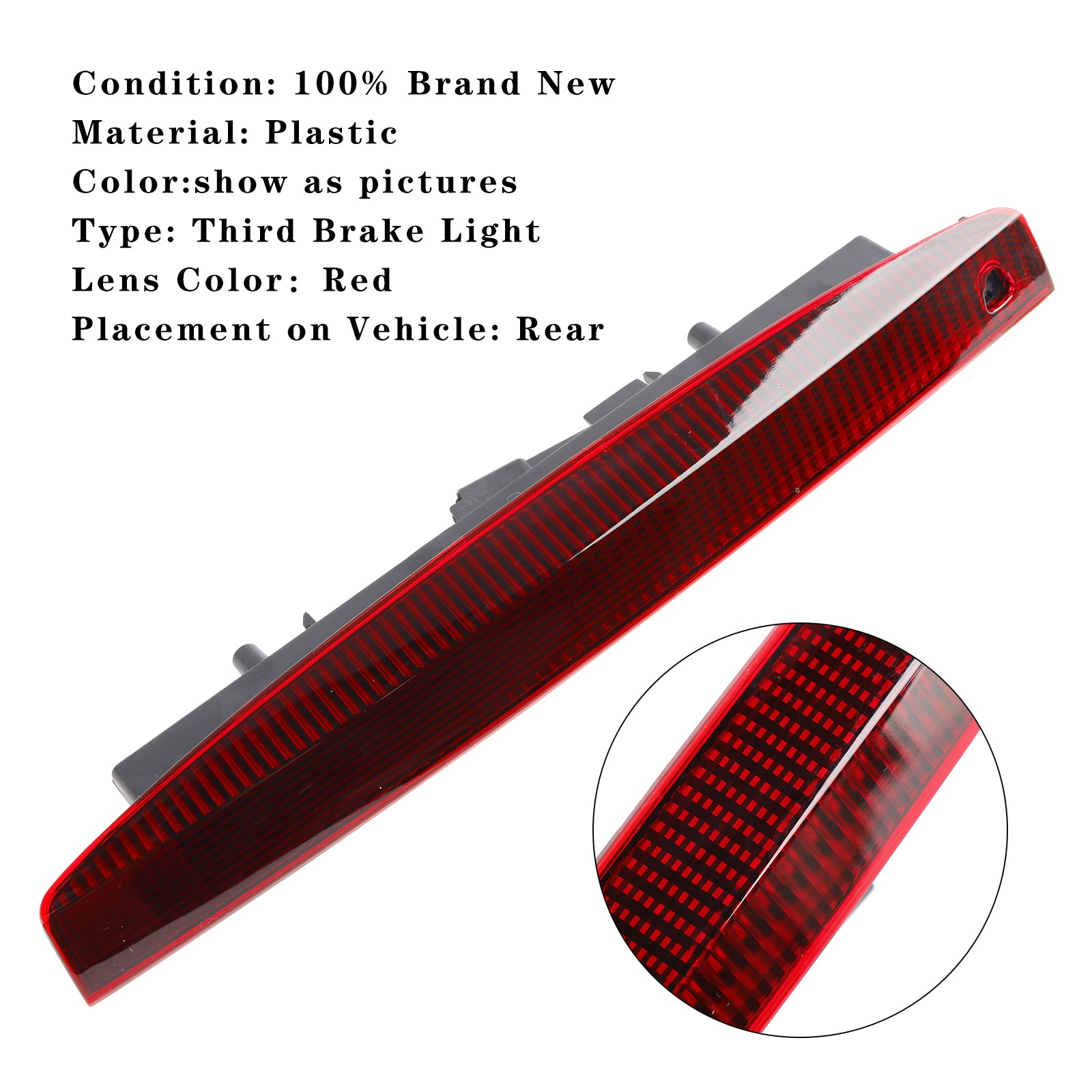 2003-2009 Renault Megane MK II 5-deurs Estate/Grandtour (KM0/1_) Rode LED hoog niveau derde rem-stoplicht 8200175538
