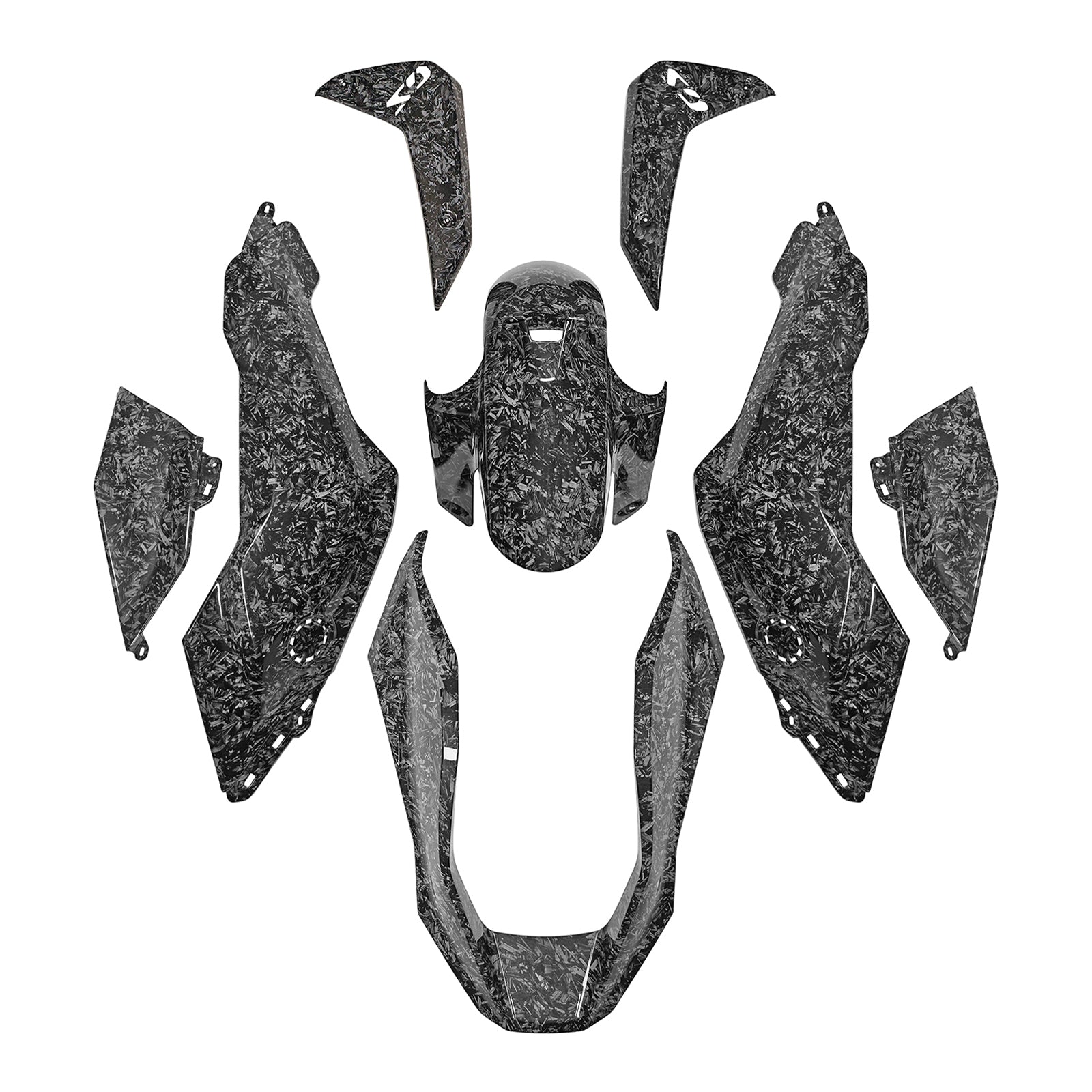 Vstrekovanie ABS Plastic Bodywork Sit pre BMW R1300GS 2024-2025 13#