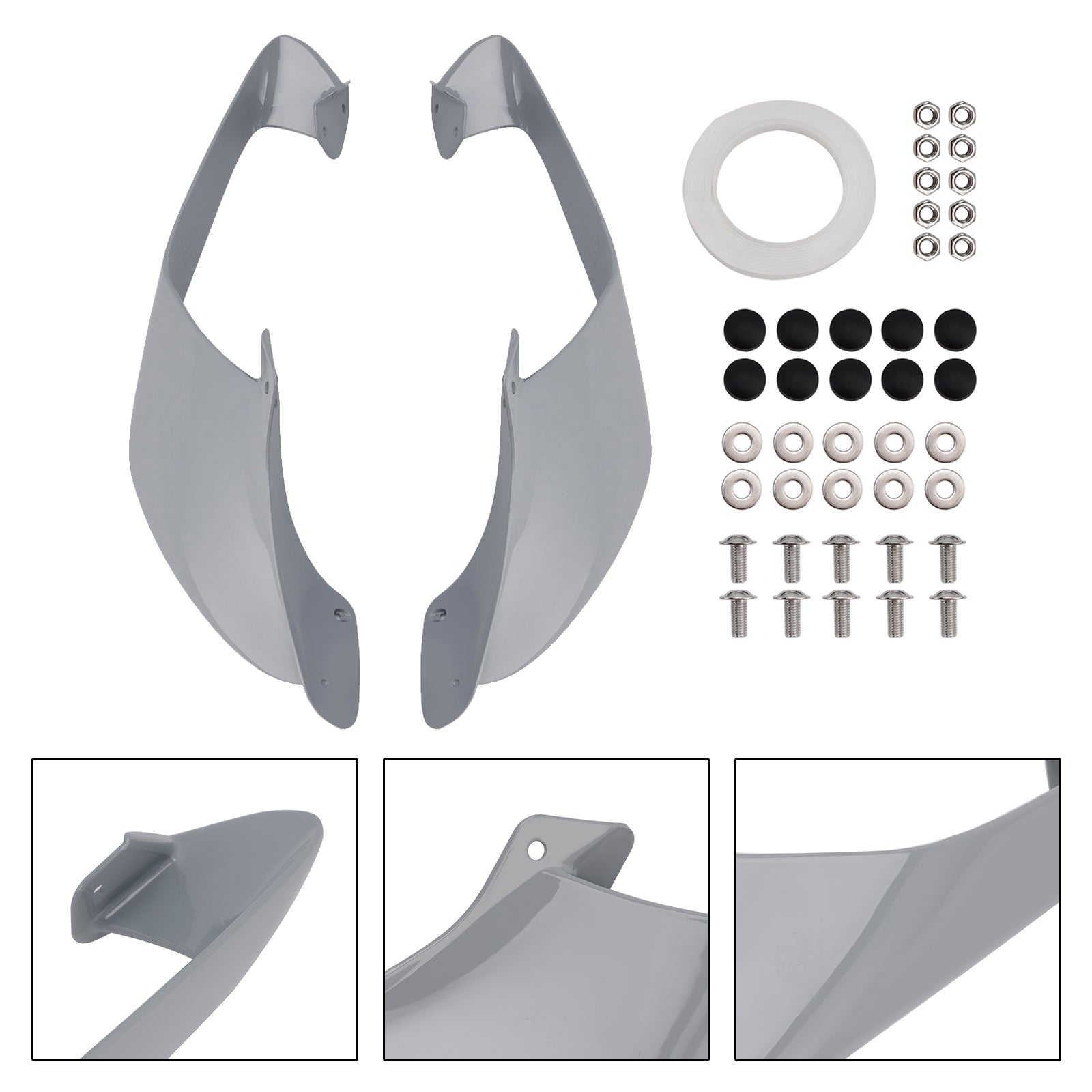 2021-2024 Yamaha YZF R1 R1M ailes latérales avant ailes becquet carénage