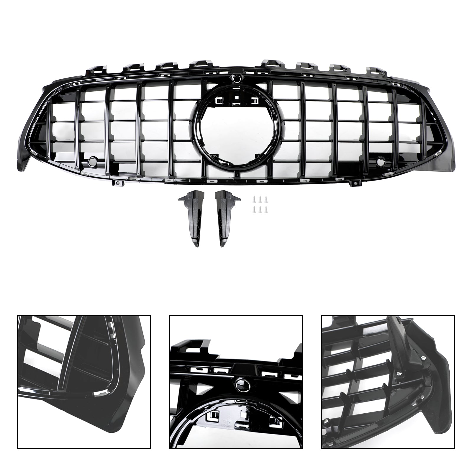 CLA-klasse Mercedes-Benz 2020-2023 W118 C118 GTR Zwarte voorbumpergrille