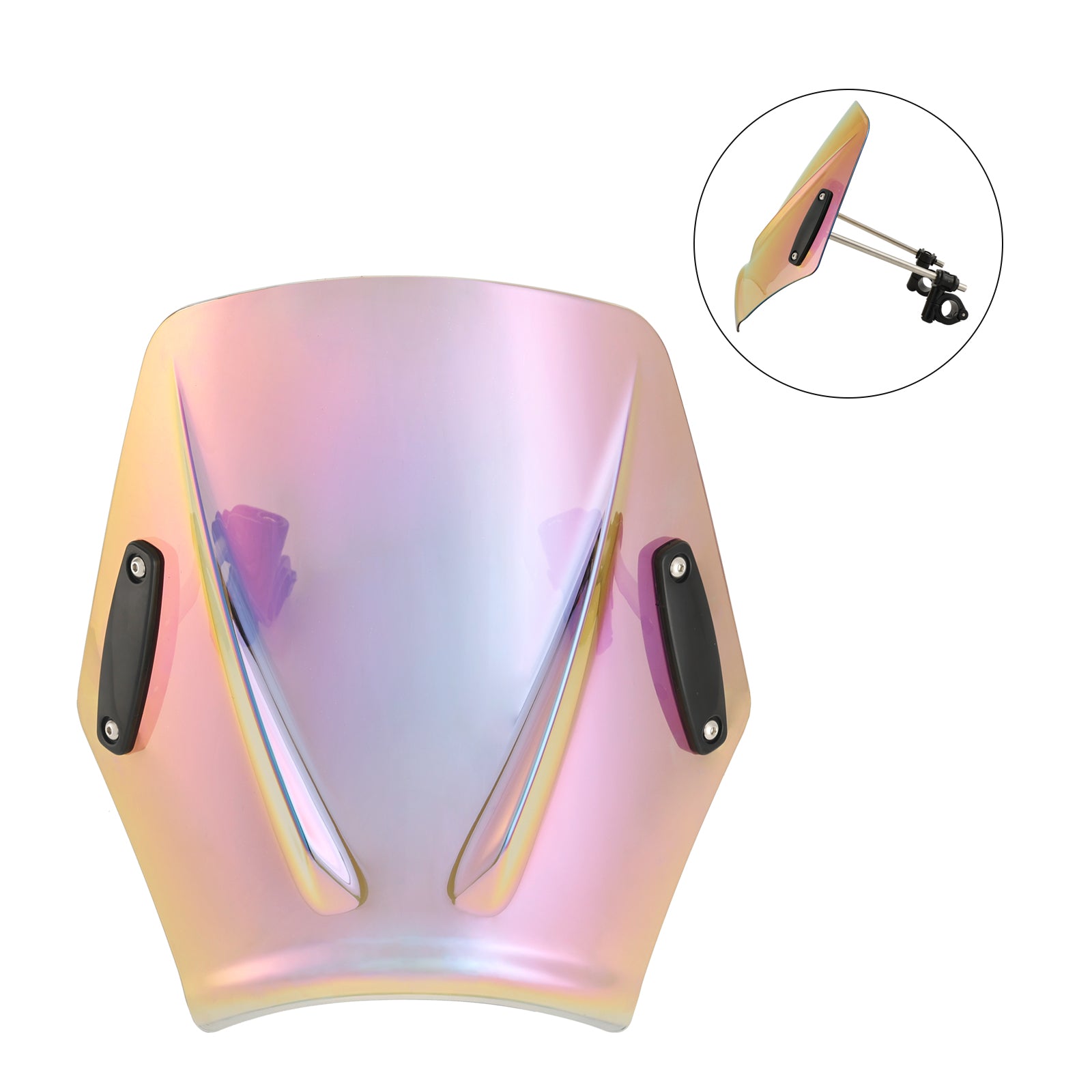 Motorfiets met 22mm/7/8" stuur Windscherm Windscherm Universeel