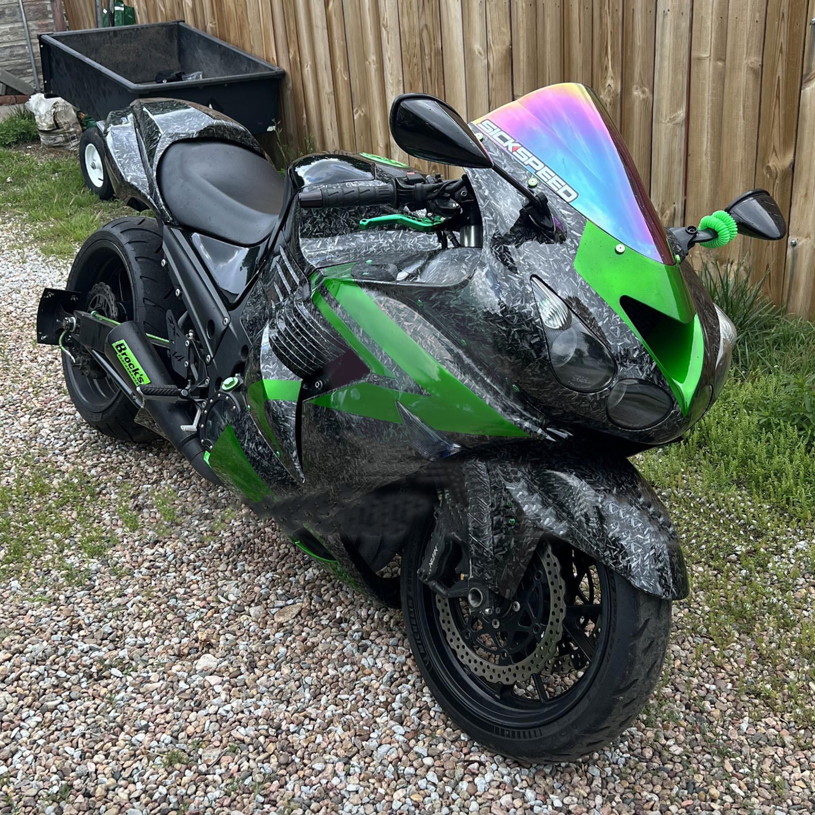 Injectie Kuip Kit Carrosserie geschikt voor Kawasaki ZX14R ZZR1400 2006-2011