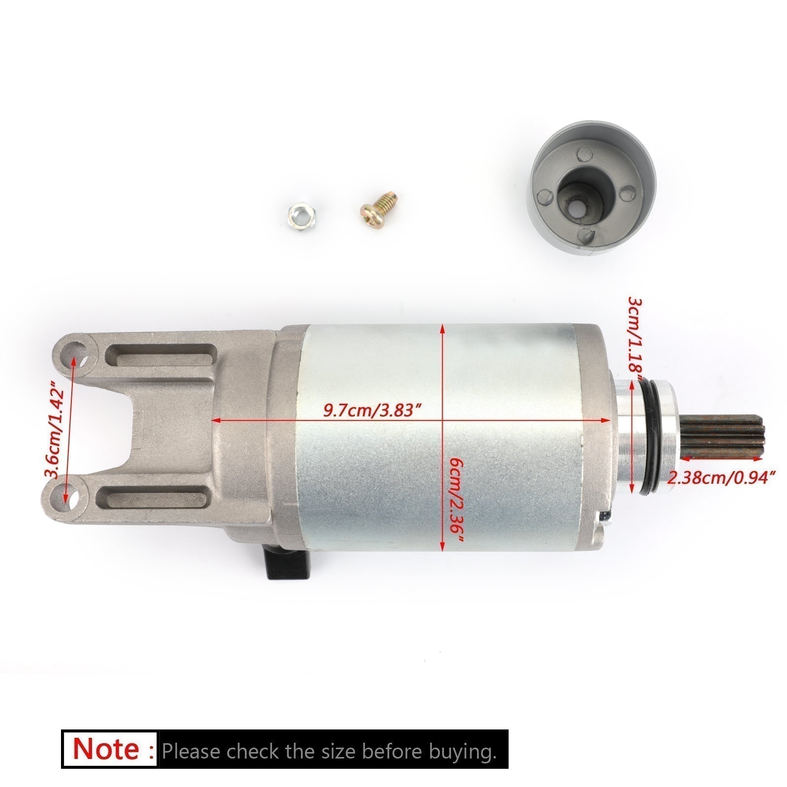 1998-2006 Suzuki GSX600 Katana 600 Motor de partida elétrica 31100-10d00