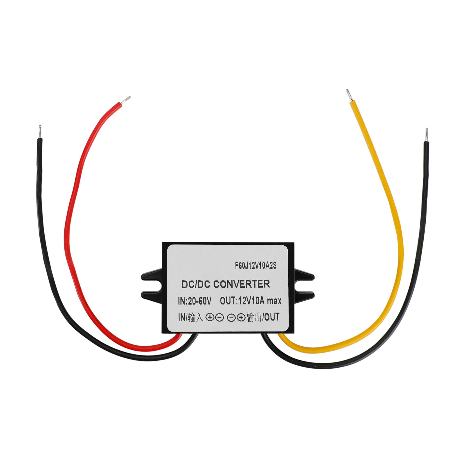 Desça DC/DC Buck Converter 20-60V a 12V 10A Módulo de energia regulador