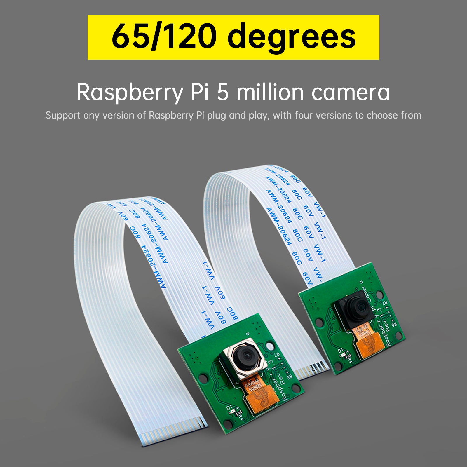 Raspberry Pi 4B Camera 5 Miljoen OV5647 HD Cameramodule Vaste Focus/Autofocus