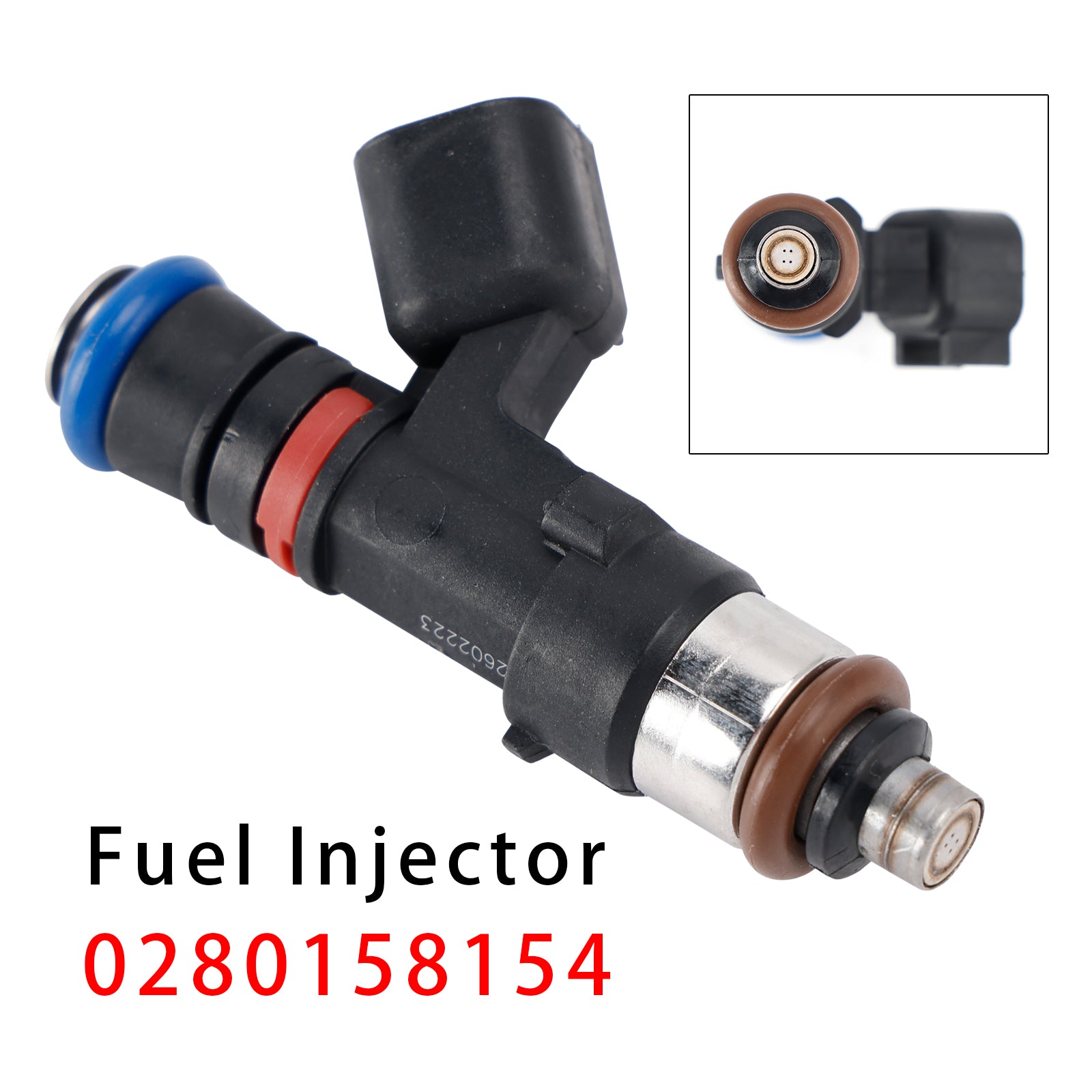 1Pcs Fuel Injector For Saturn Outlook Vue GMC Acadia Enclave 07-08 0280158154