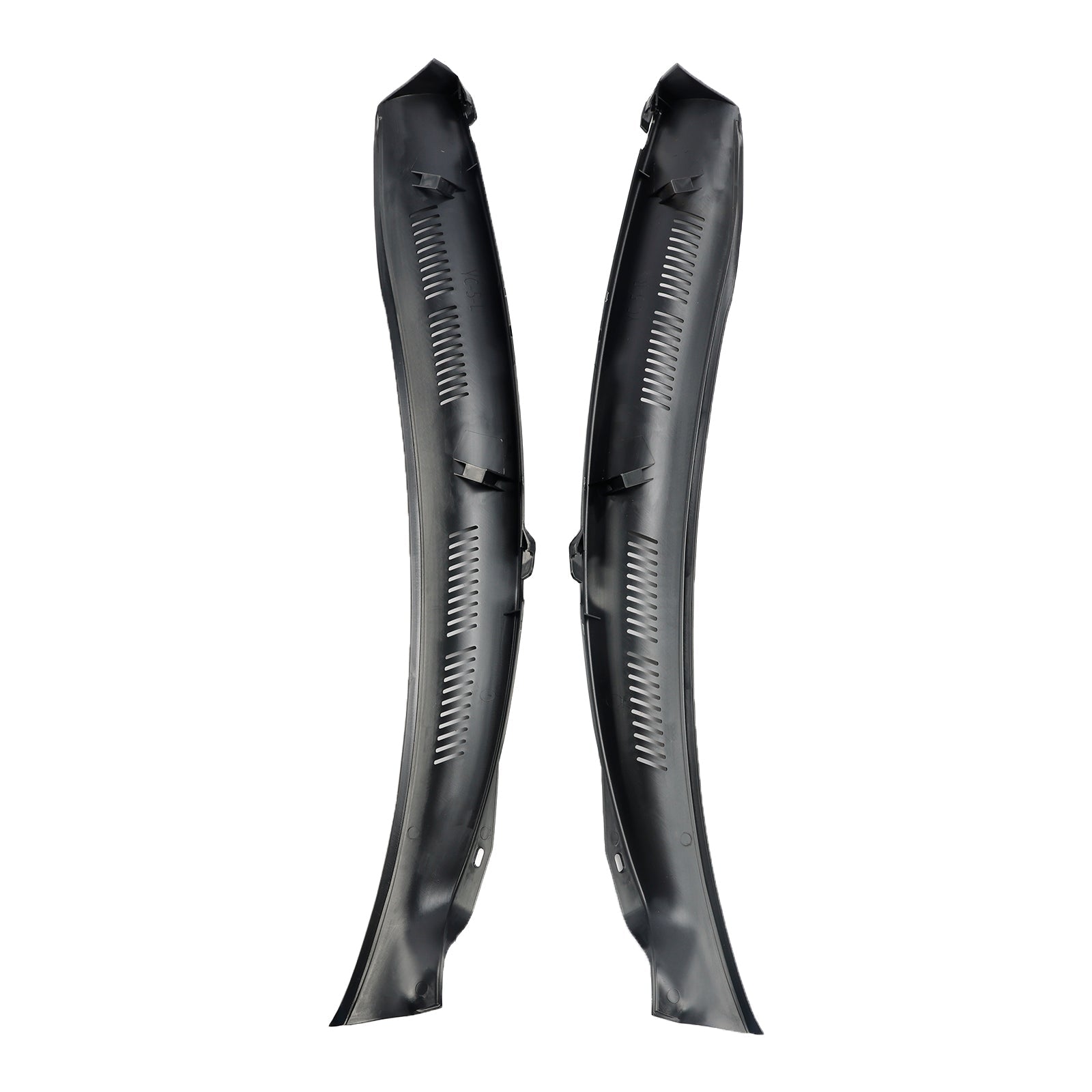 Mercedes-Benz 1999-2002 W210 Grille de panneau de capot de fenêtre d'essuie-glace de pare-brise de classe E E55 AMG droite & LH