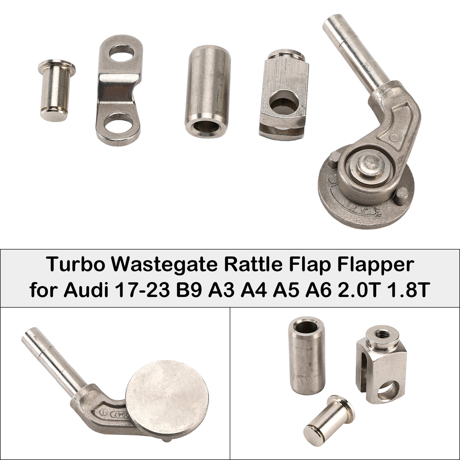 Turbo Wastegate Rattle Flap Flapper för Audi 17-23 B9 A3 A4 A5 A6 2.0T 1.8T