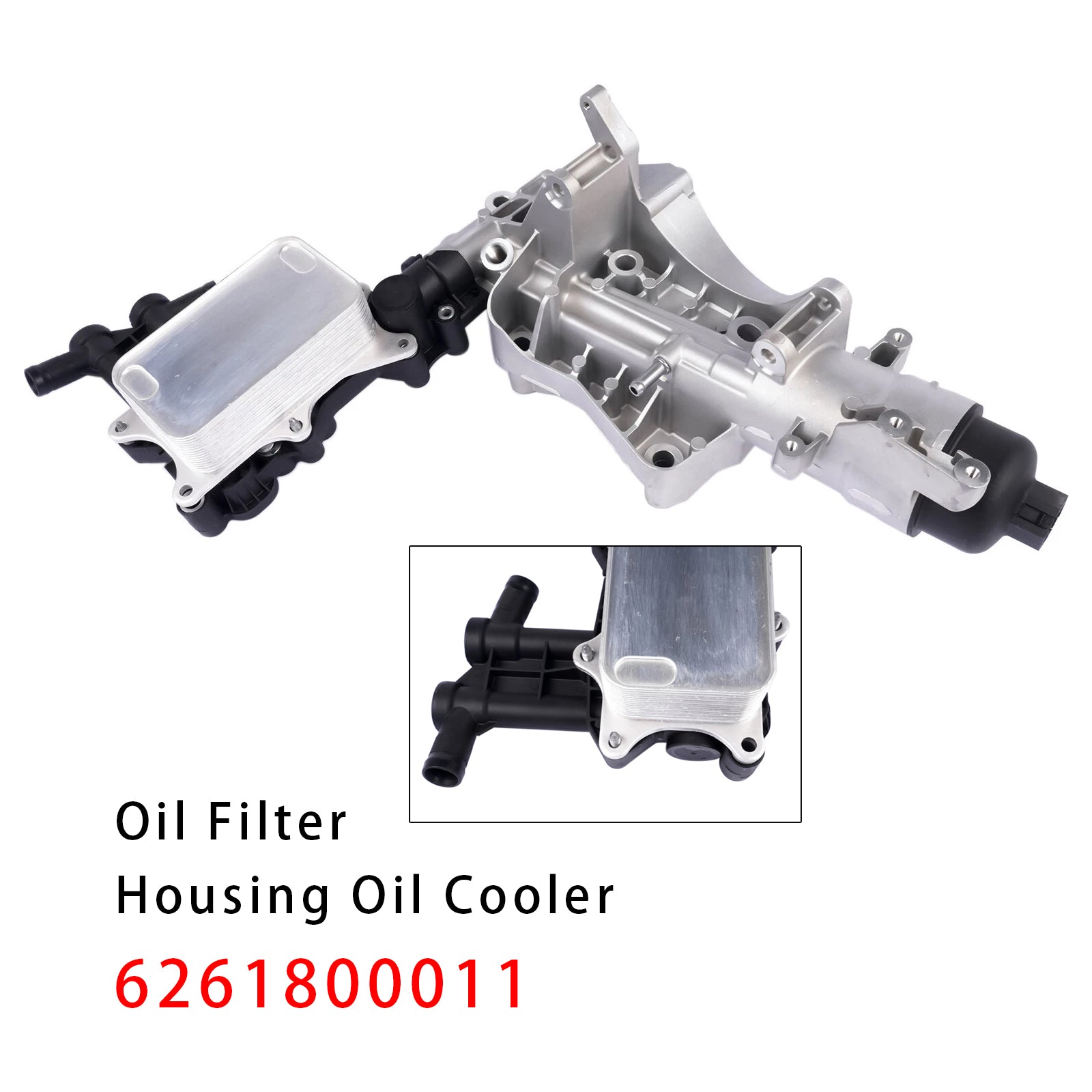For Renault Kadjar Oil Filter Housing Oil Cooler Assembly A6261800165