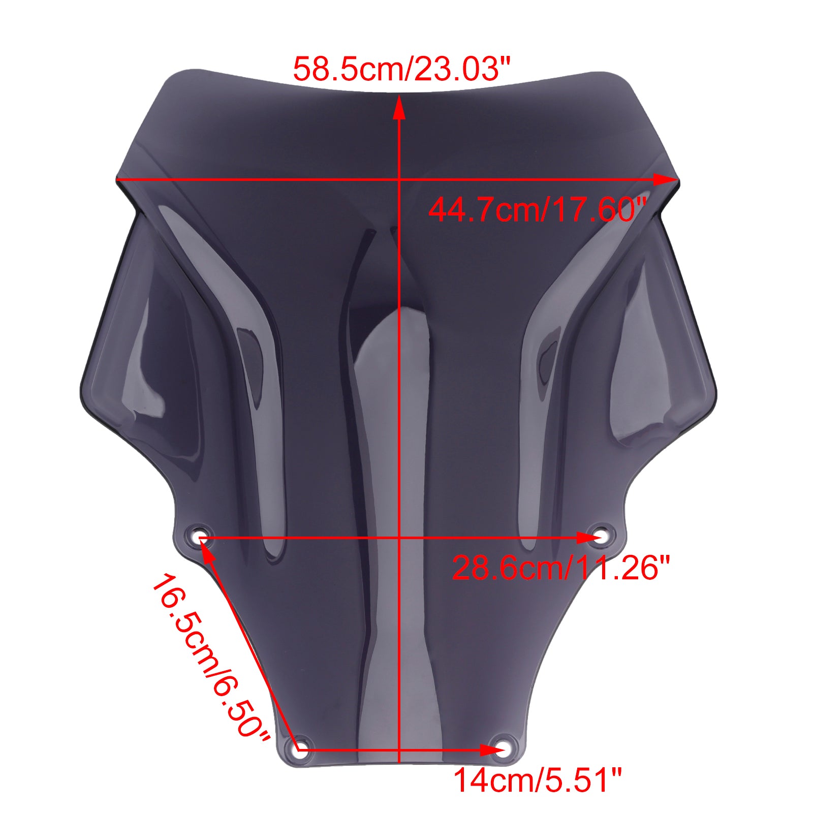 For HONDA Fozra 350 NSS350 2021-2023 Windshield WindScreen