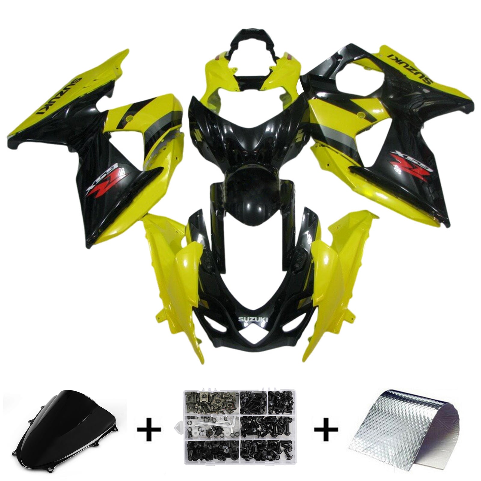 2009-2016 Suzuki GSXR1000 K9 Kit de camerage d'injection Bodywork Plastic Abs