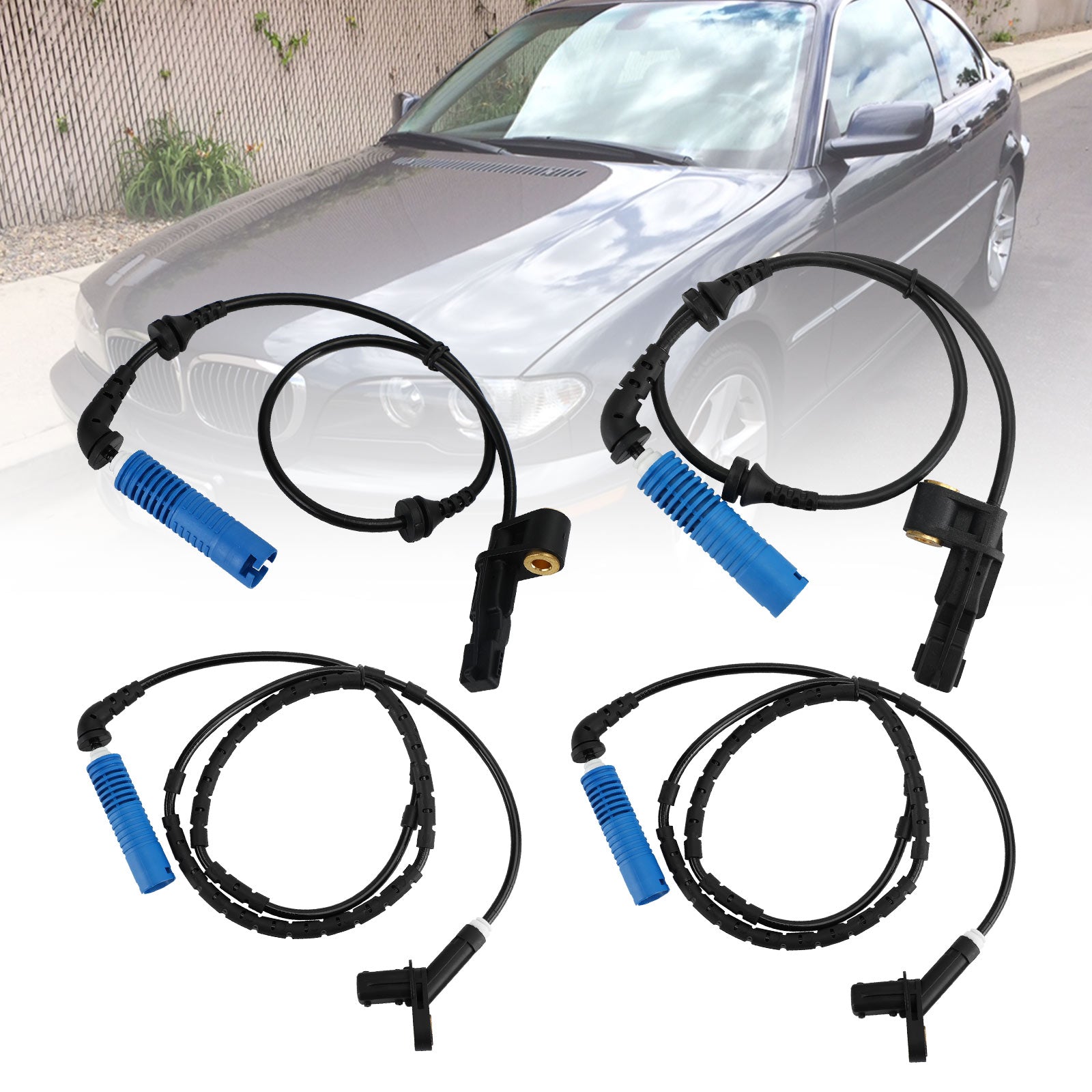 2002-2005 BMW 325I 4 ABS Wielsnelheidssensor Voor Achter Links&Rechts