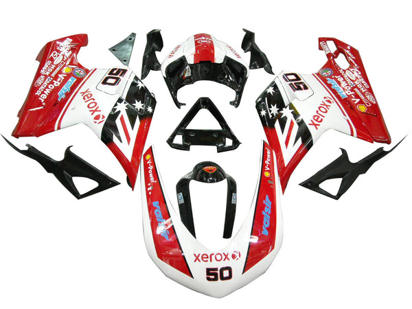 2007-2011 Ducati 1098/1198/848 Injection Fairing Kit Bodywork Plastic ABS