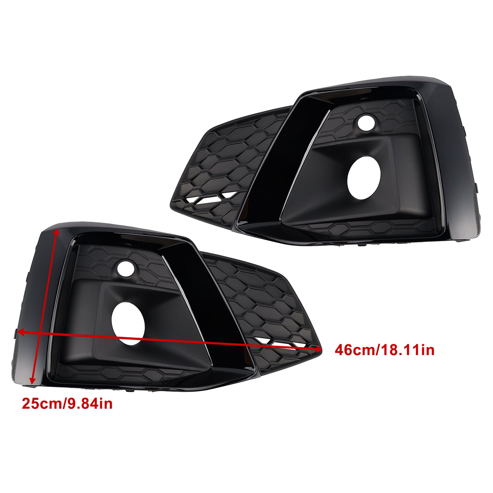 2020-2023 Audi A5 S-line S5 2 st Främre Stötfångare Dimljusskydd Grill 8W6807682T3Q7