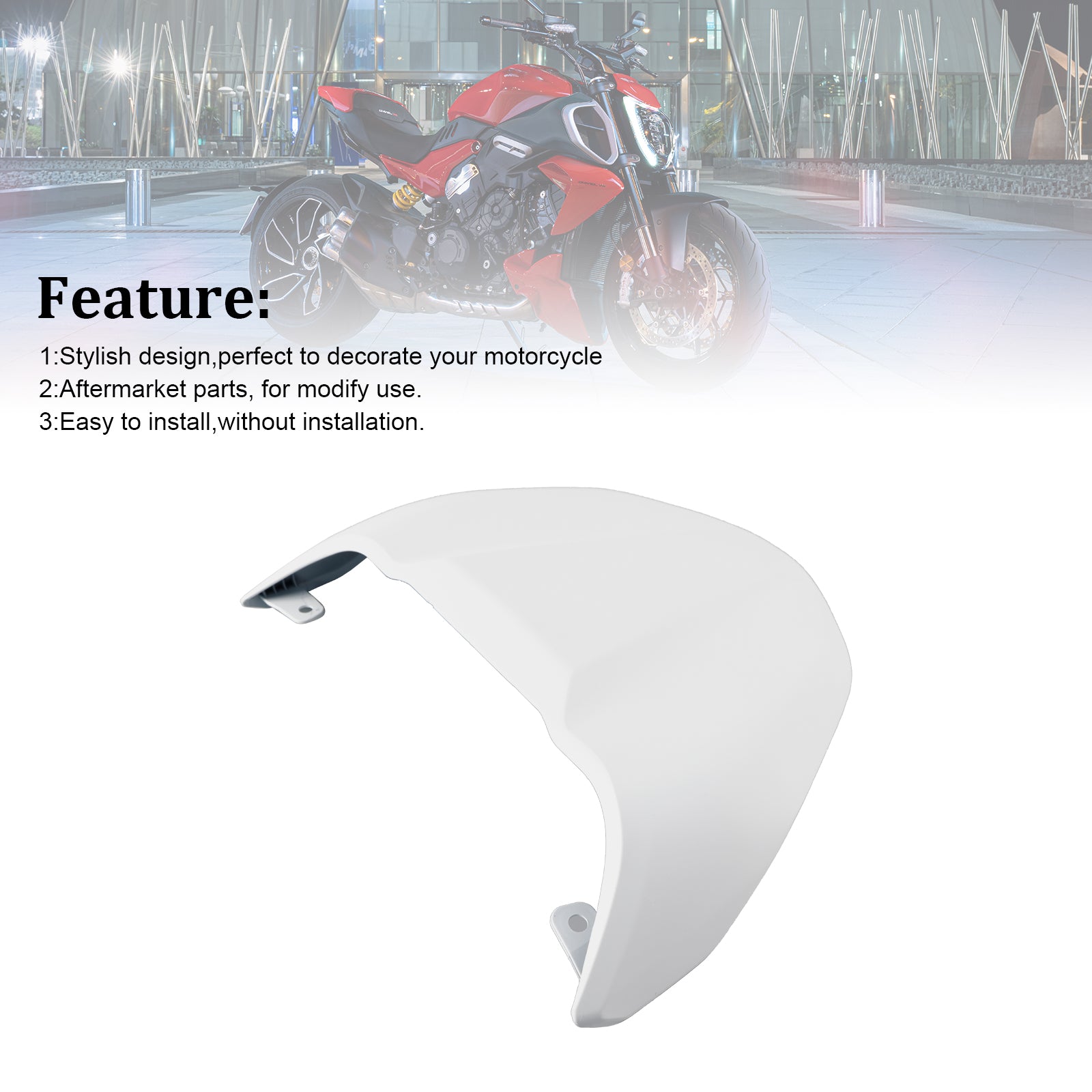 Capot de carénage de couverture de siège arrière Ducati Diavel V4 2023-2024