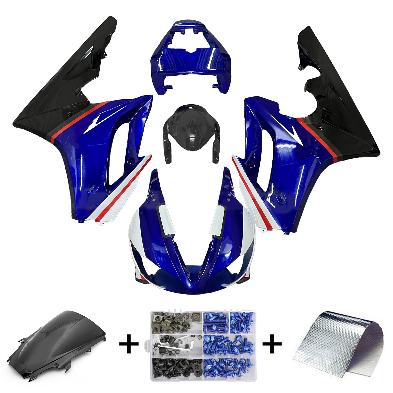 2009-2012 Triumph Daytona 675 Injection Fairing Kit Bodywork Plastic ABS