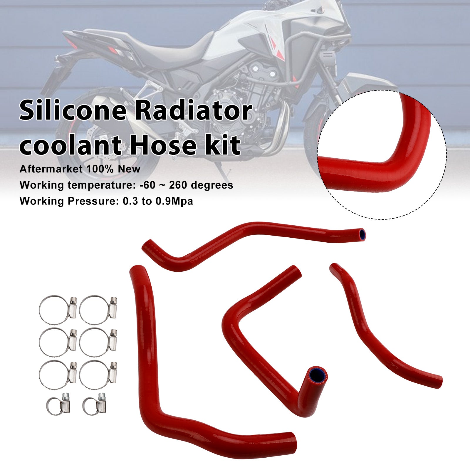 2013-2024 Honda CB500F/X/R Silicone Radiator coolant Hose