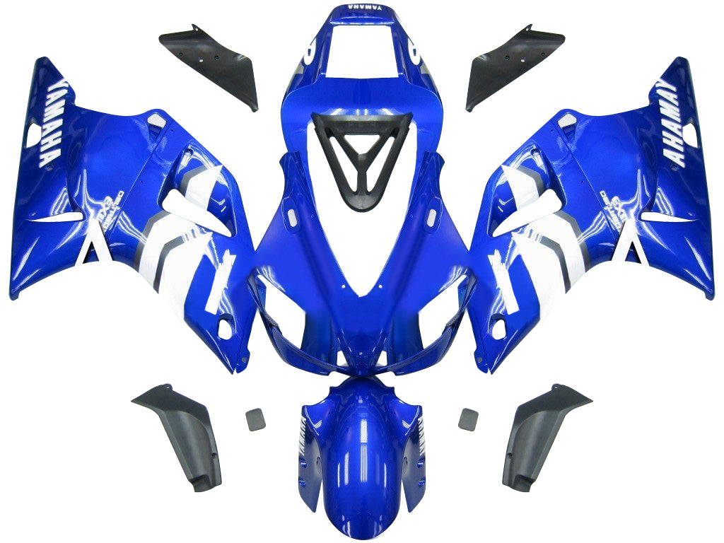 1998-1999 Yamaha YZF-R1 Carénages de course bleus génériques